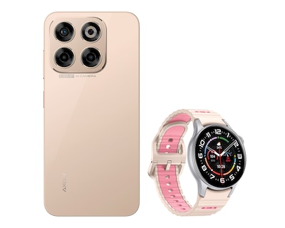 Foto 1 | Foto 1 | Telcel ZTE Axon 70 256 GB Dorado + Smartwatch