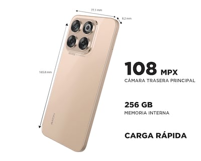 Foto 8 | Foto 8 | Telcel ZTE Axon 70 256 GB Dorado + Smartwatch