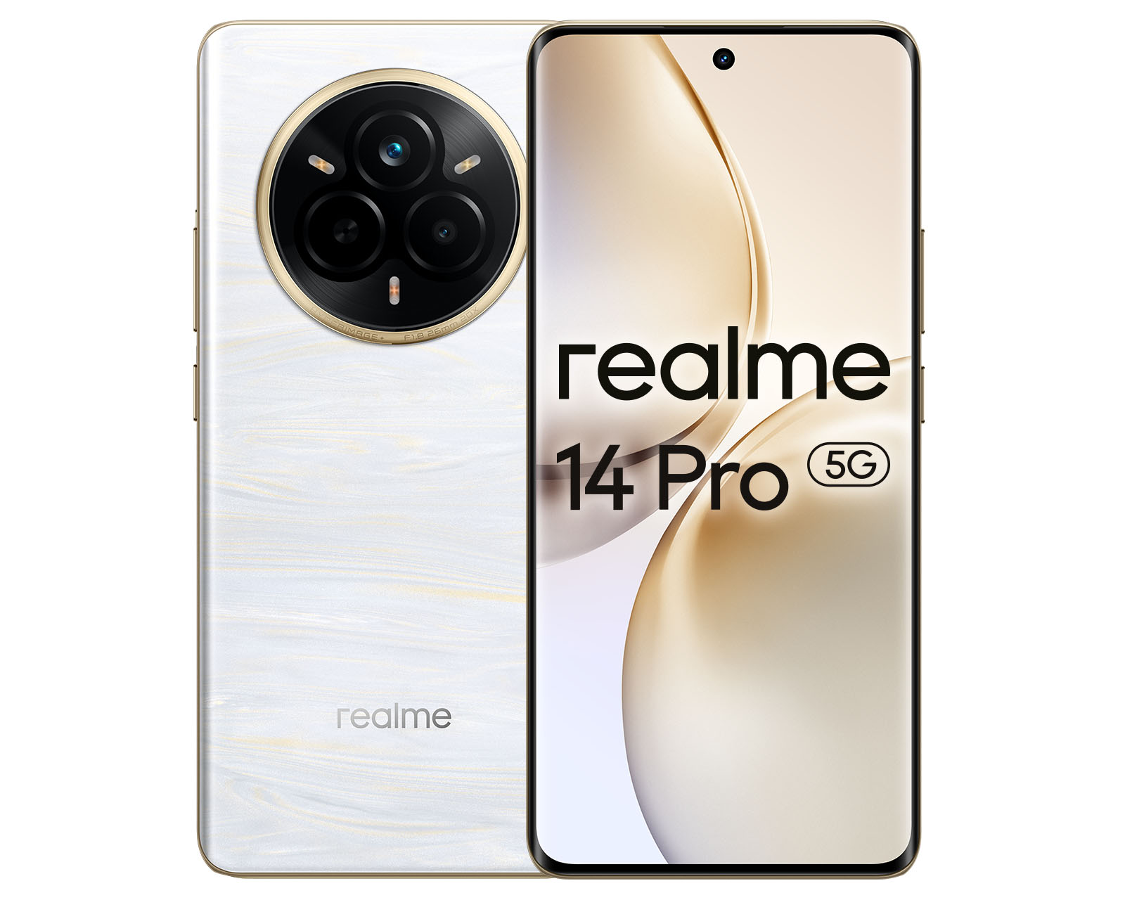 Foto 2 pulgar | Foto 1 | Celular Realme 14 Pro 5G Liberado 256 GB Blanco
