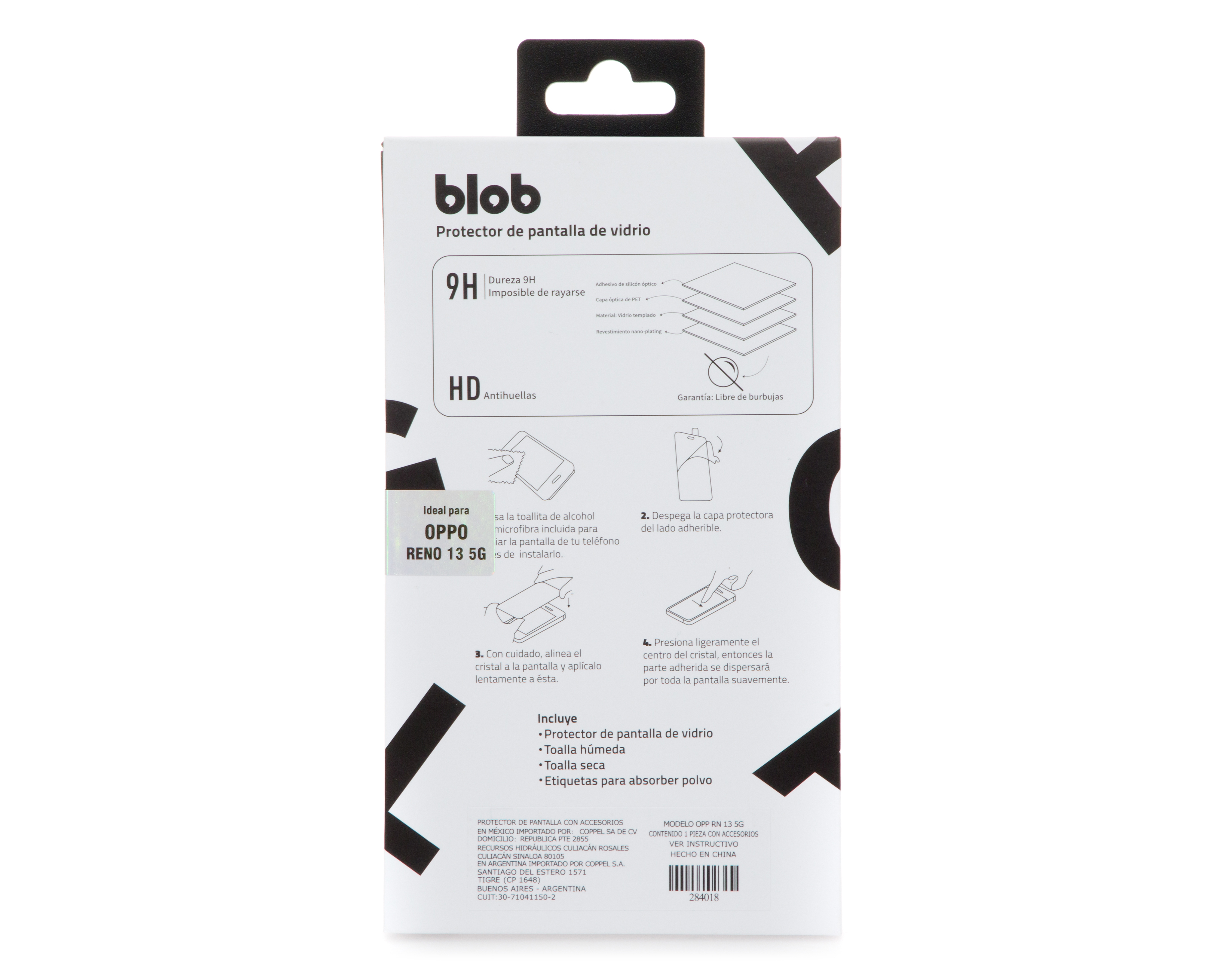 Foto 3 pulgar | Foto 2 | Protector de Pantalla Blob para OPPO Reno 13 5G
