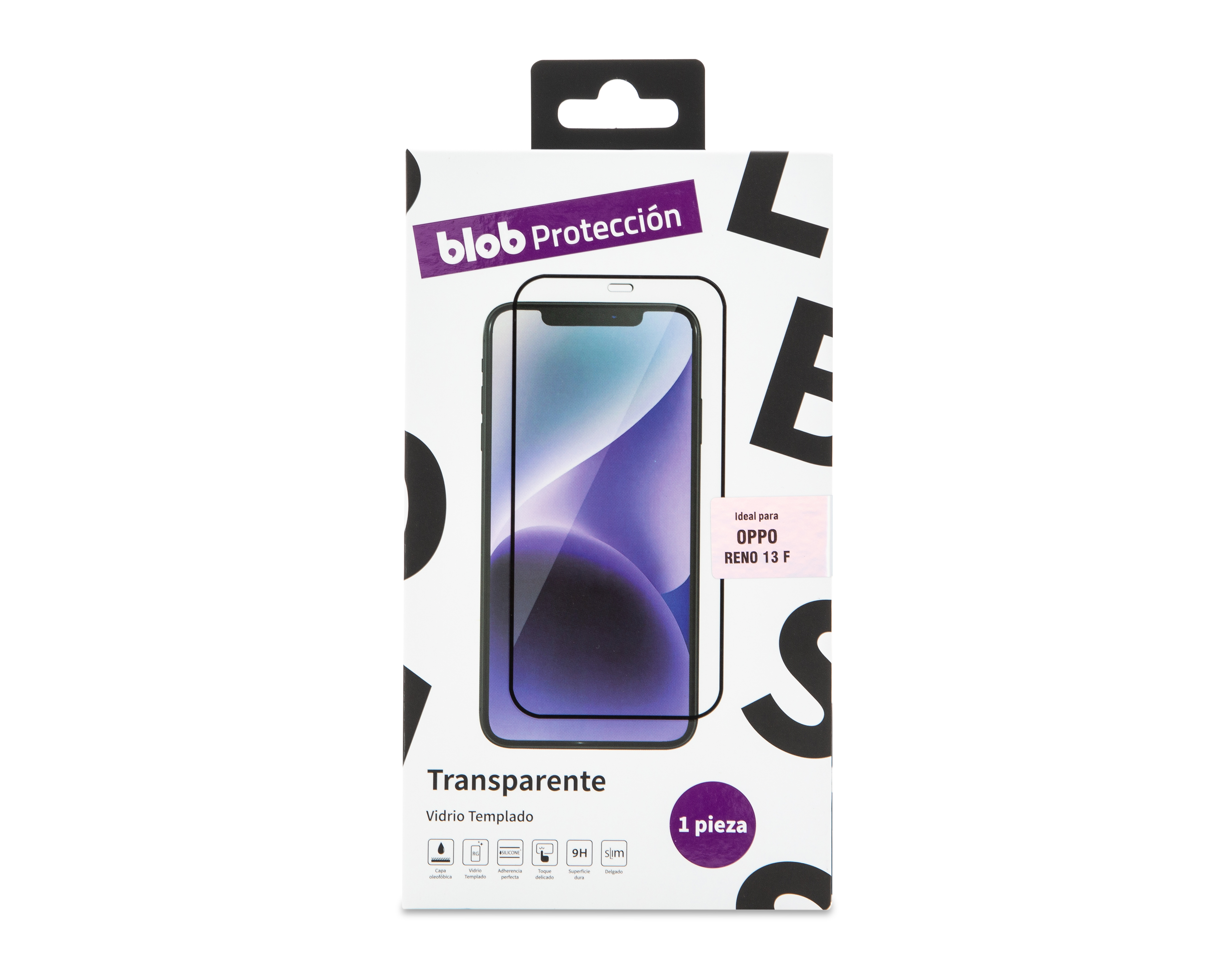 Foto 2 pulgar | Foto 1 | Protector de Vidrio Templado Blob para OPPO Reno 13 F