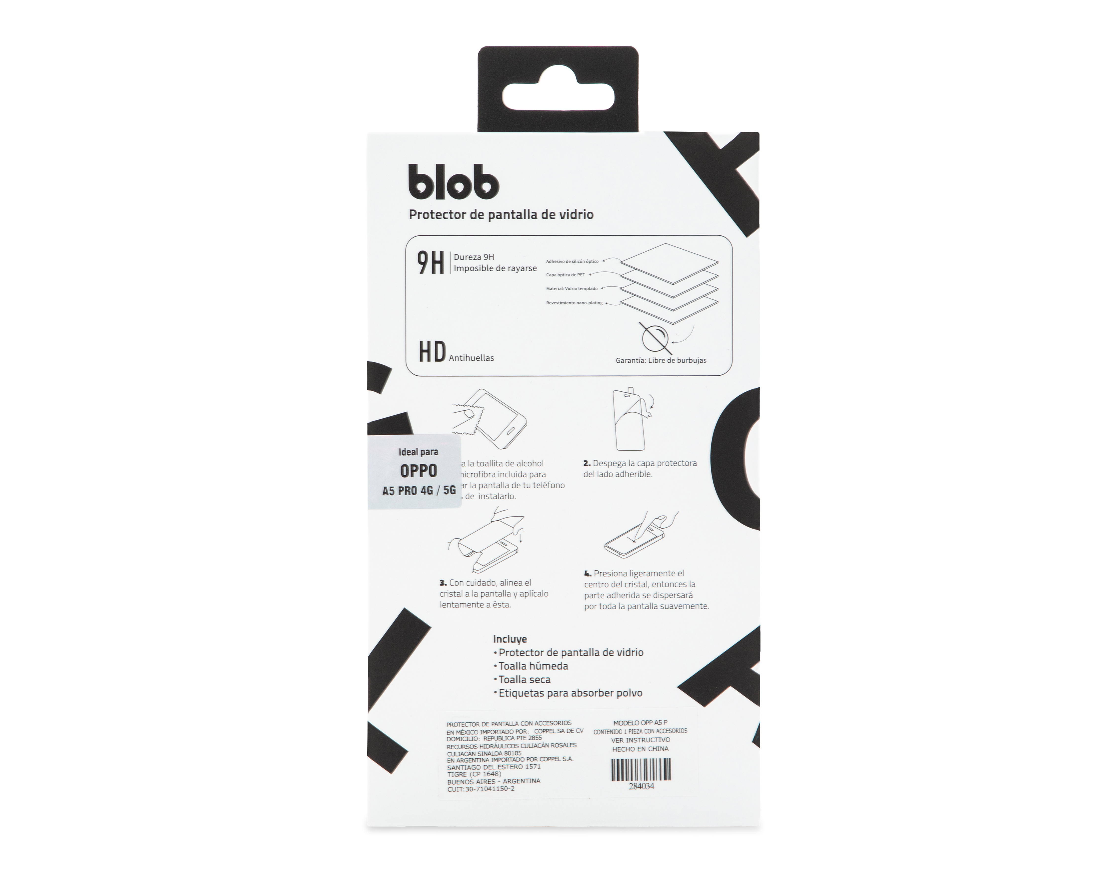 Foto 2 | Foto 2 | Protector de Pantalla Blob para OPPO A5 Pro