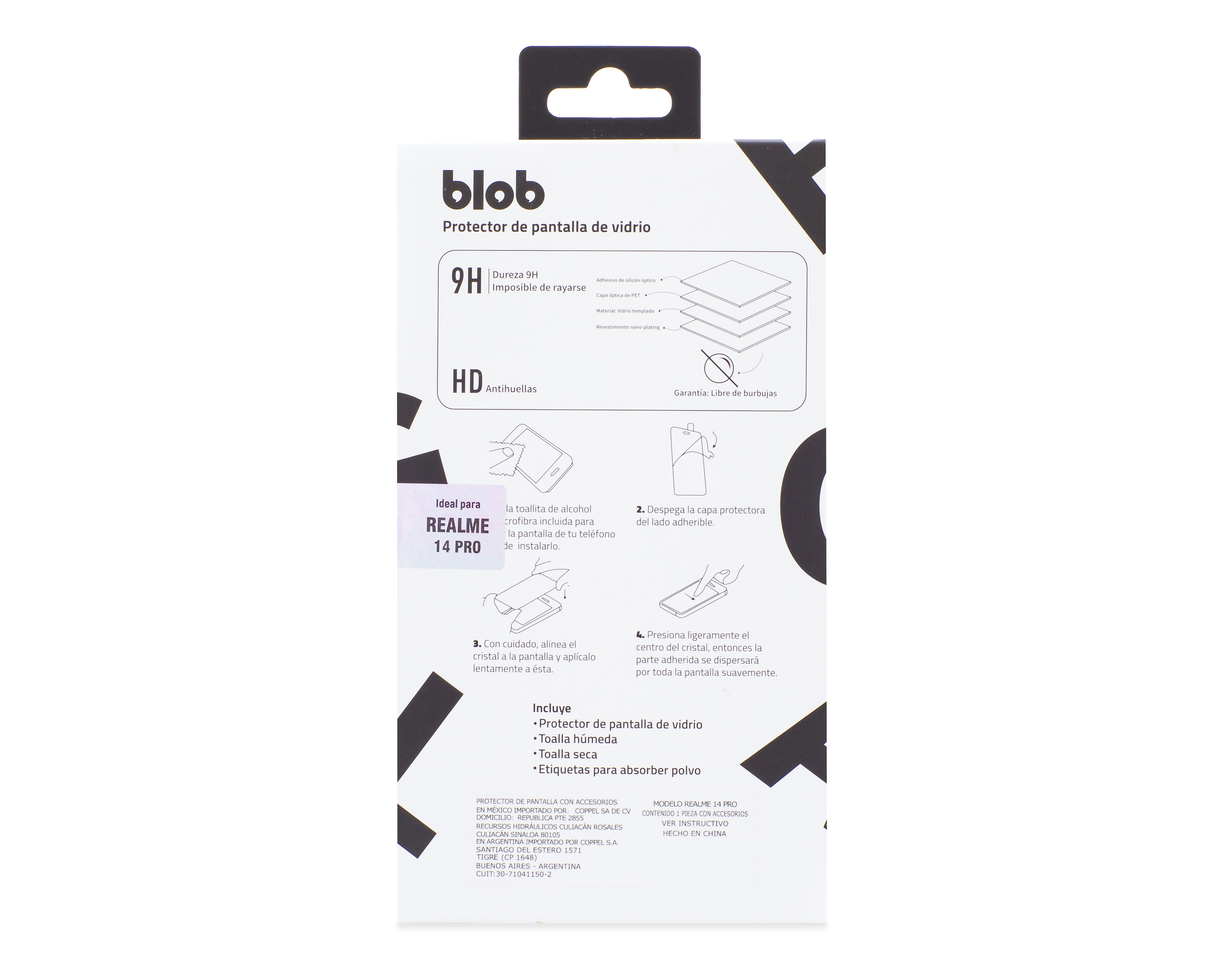 Foto 2 | Foto 2 | Protector de Pantalla Blob para Realme 14 Pro