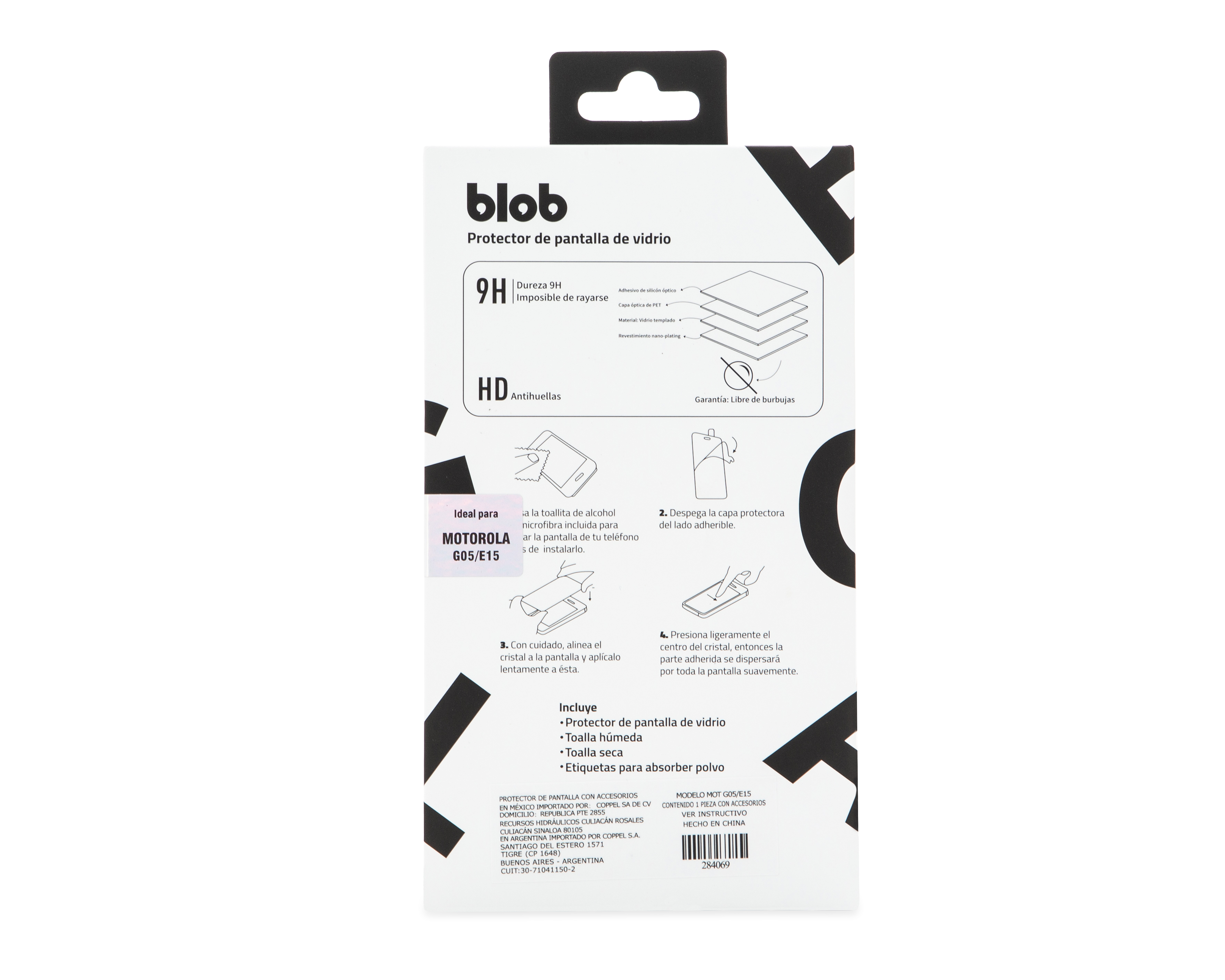 Foto 2 | Foto 2 | Protector de Pantalla Blob para Motorola Moto G05/E15