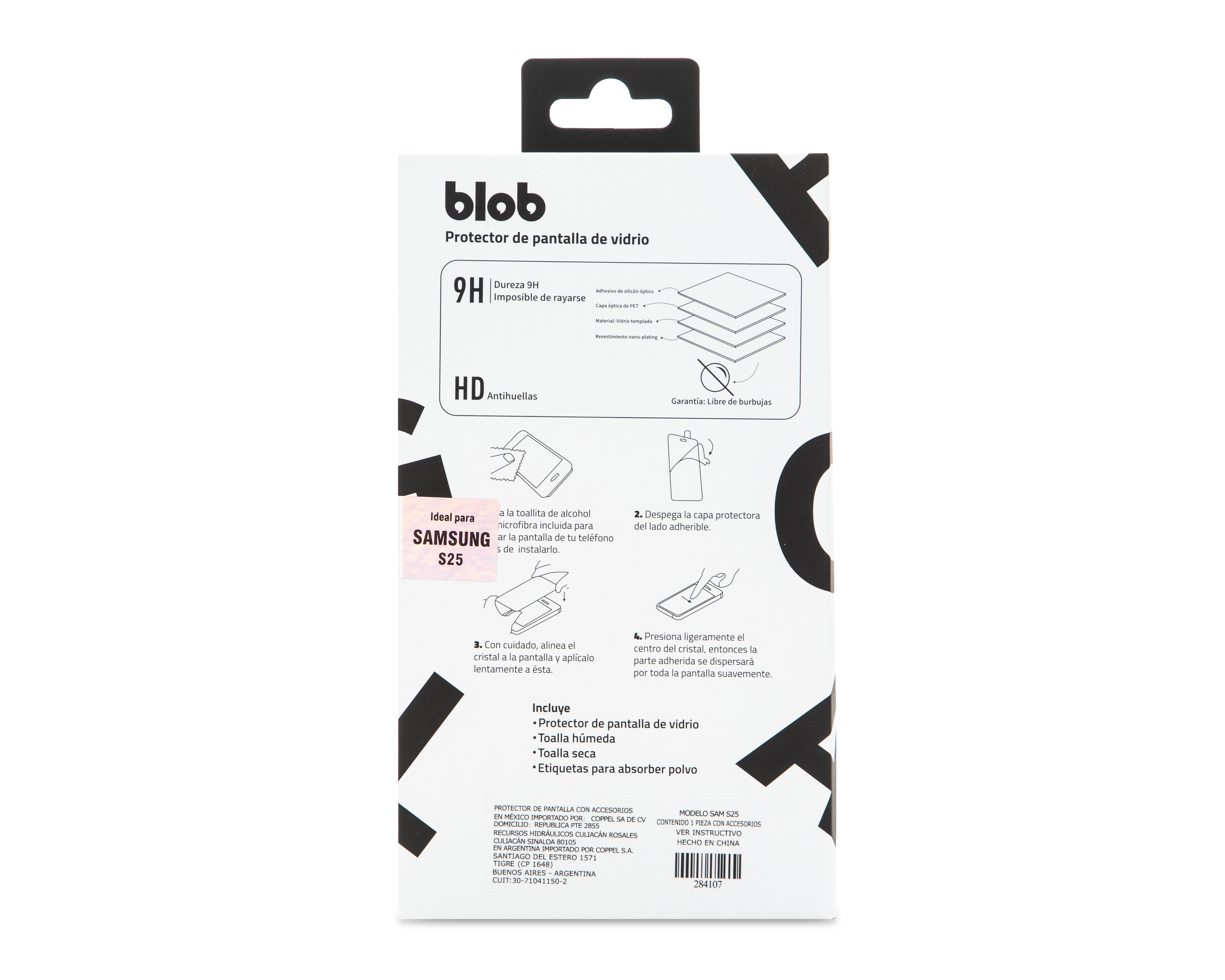 Foto 2 | Foto 2 | Protector de Pantalla Blob para Samsung Galaxy S25
