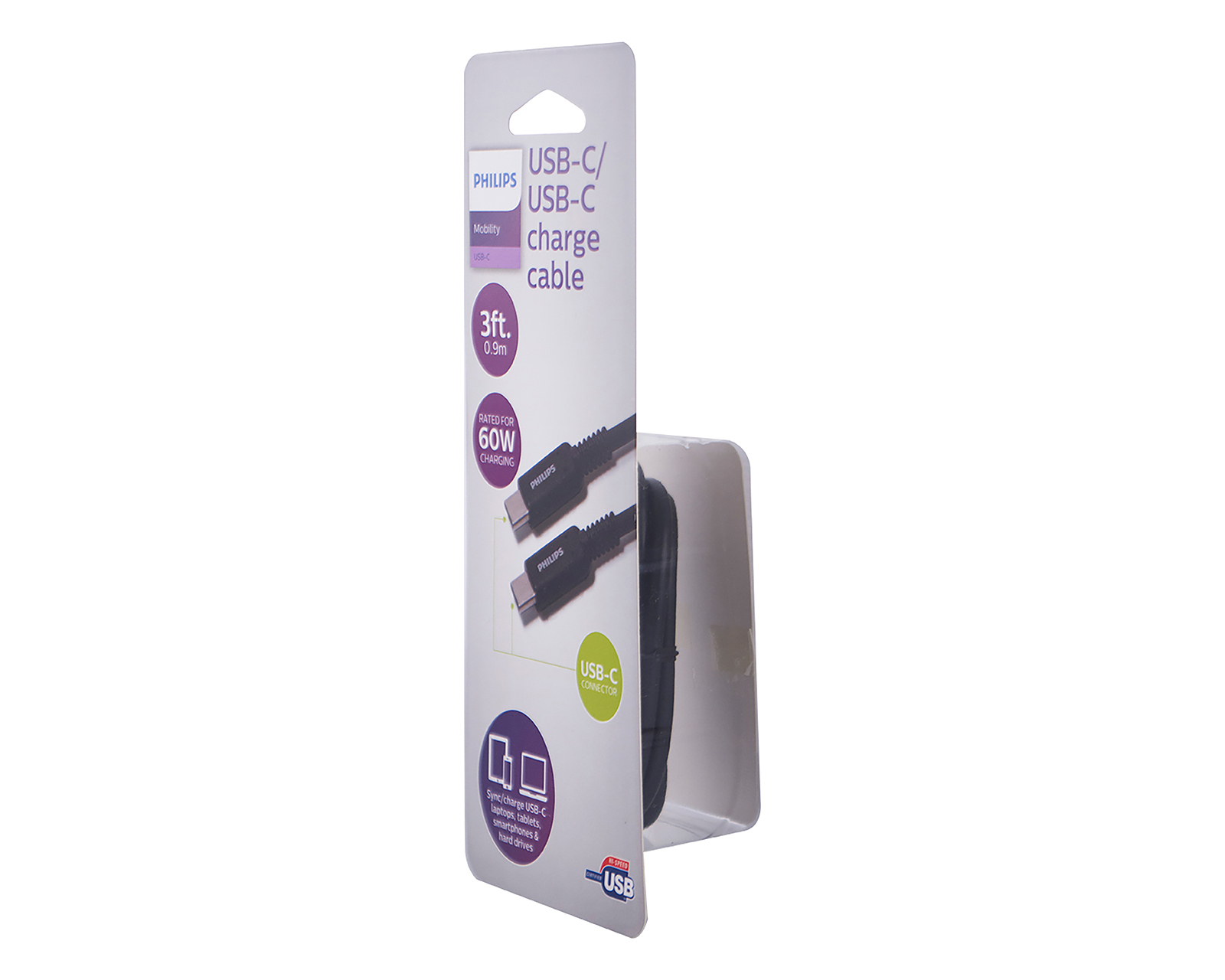 Foto 5 | Foto 5 | Cable Philips Tipo USB-C de 1 Metro