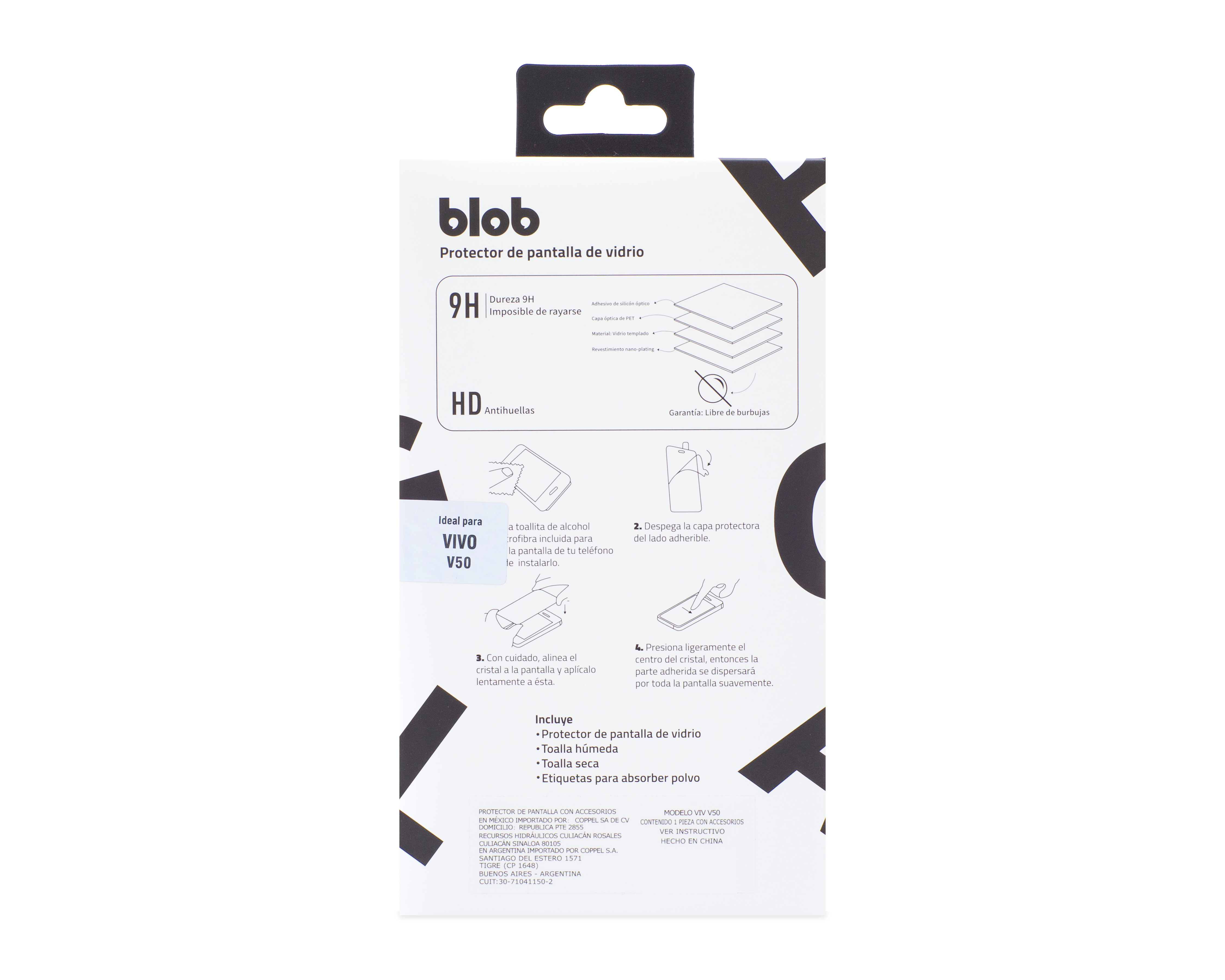 Foto 3 pulgar | Foto 2 | Protector de Pantalla Blob para vivo V50
