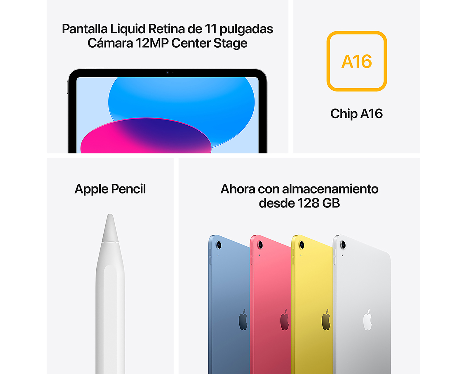 Foto 6 | Foto 6 | iPad 11 128 GB Amarillo