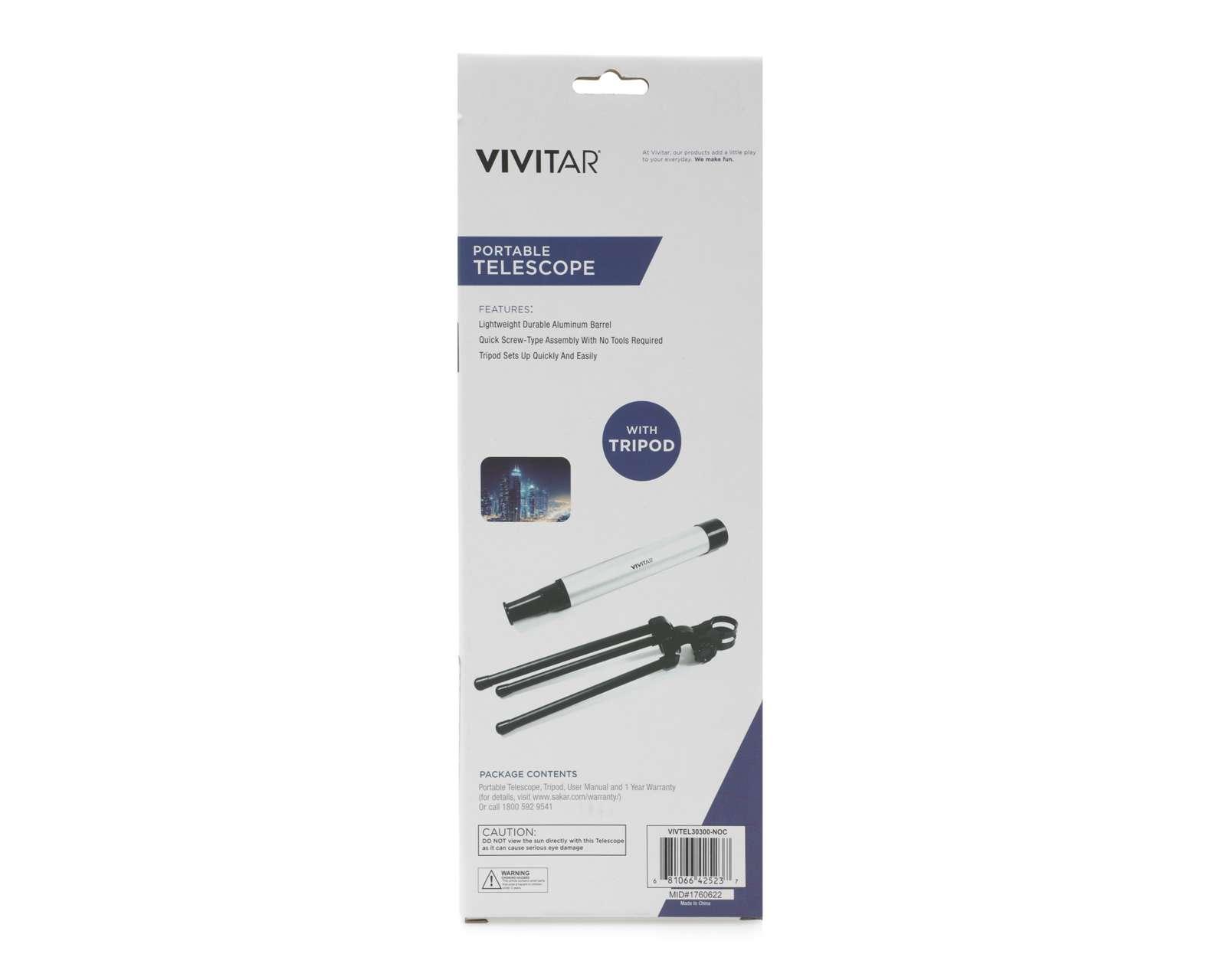 Foto 9 pulgar | Foto 8 | Telescopio Vivitar VIVTEL30300 Portátil