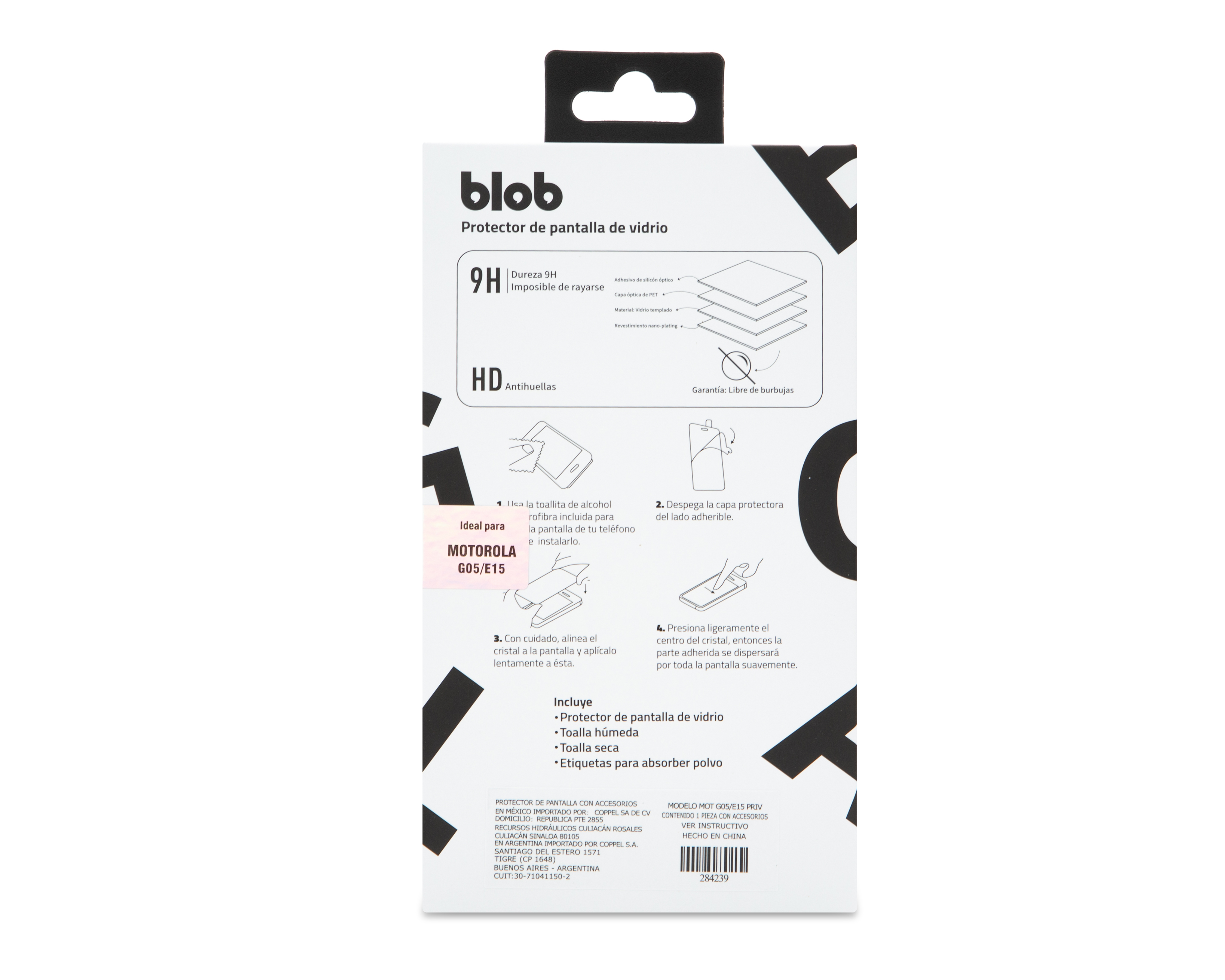 Foto 2 | Foto 2 | Protector de Pantalla Blob para Motorola Moto G05/E15