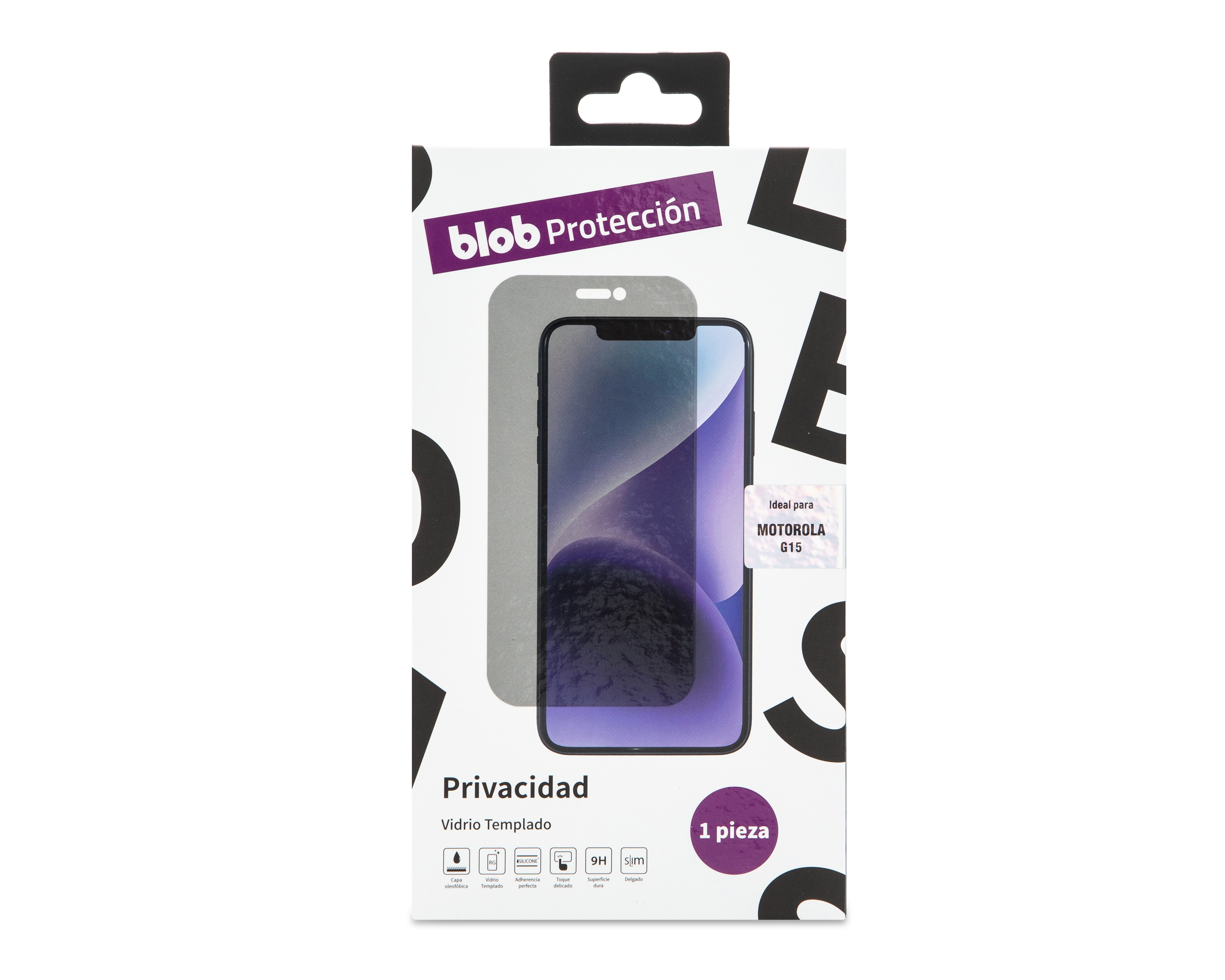 Foto 1 | Foto 1 | Protector de Pantalla de Privacidad Blob para Motorola Moto G15