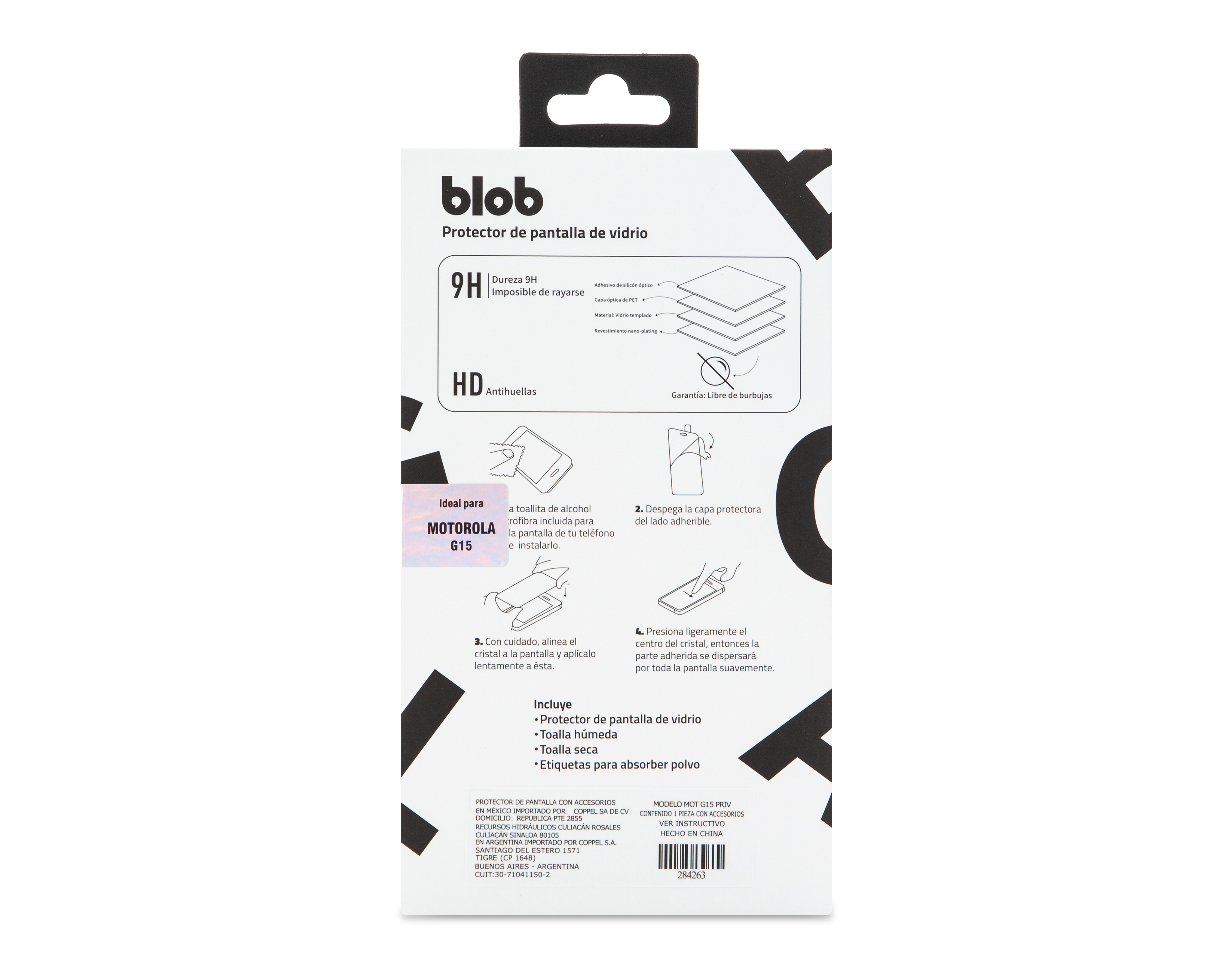 Foto 2 | Foto 2 | Protector de Pantalla de Privacidad Blob para Motorola Moto G15