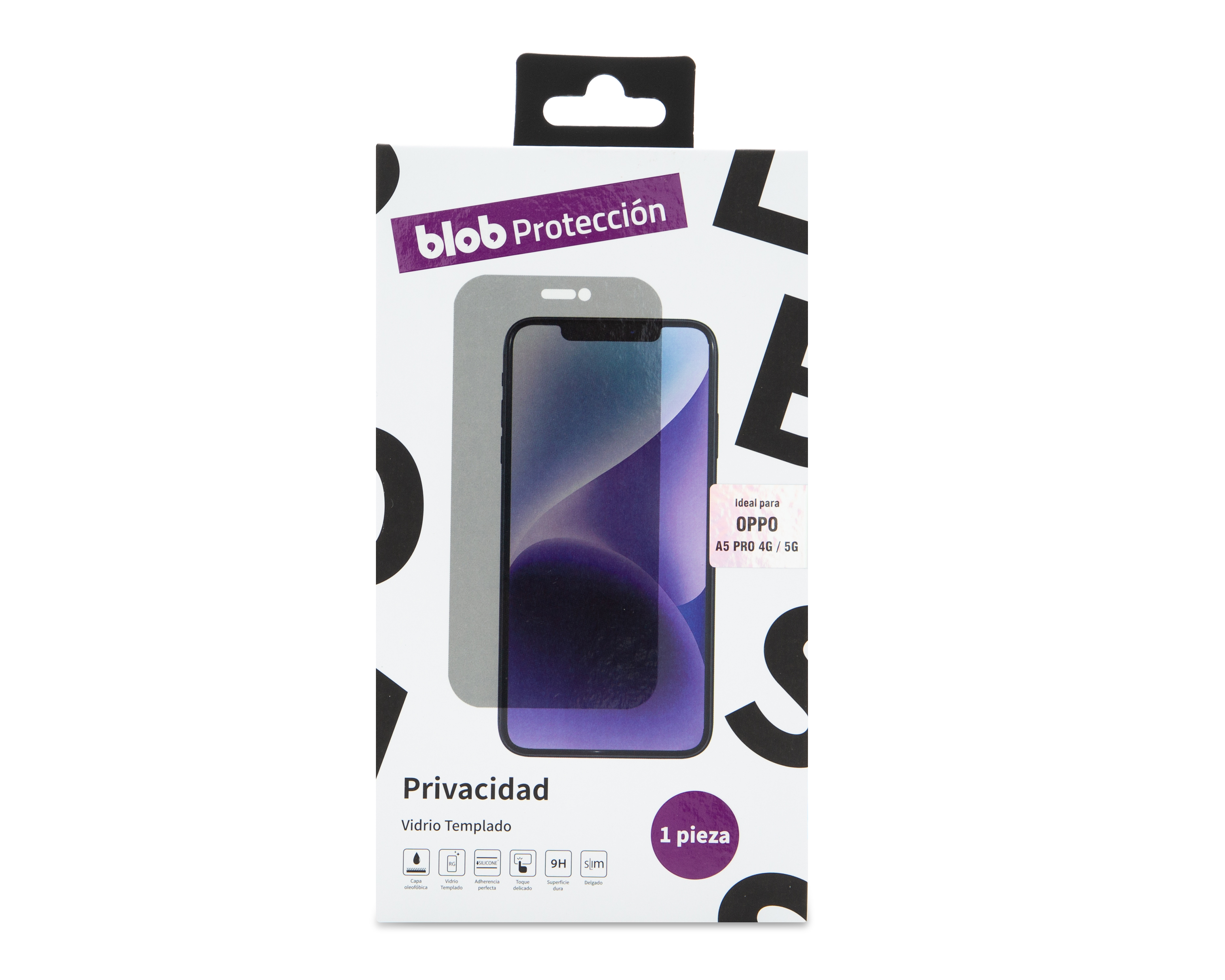 Foto 2 pulgar | Foto 1 | Protector de Pantalla de Privacidad Blob para Oppo A5 Pro 4G y 5G