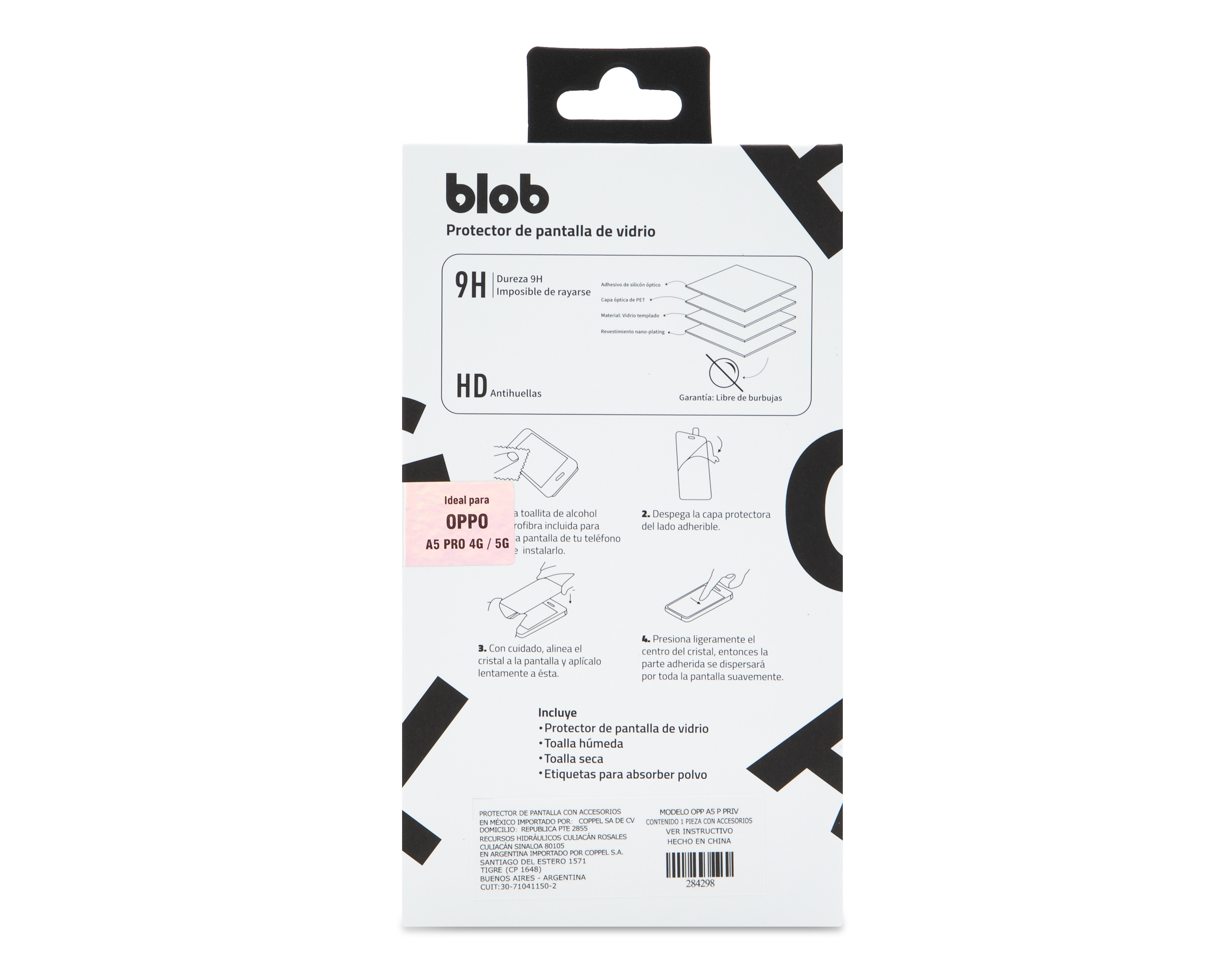 Foto 2 | Foto 2 | Protector de Pantalla de Privacidad Blob para Oppo A5 Pro 4G y 5G