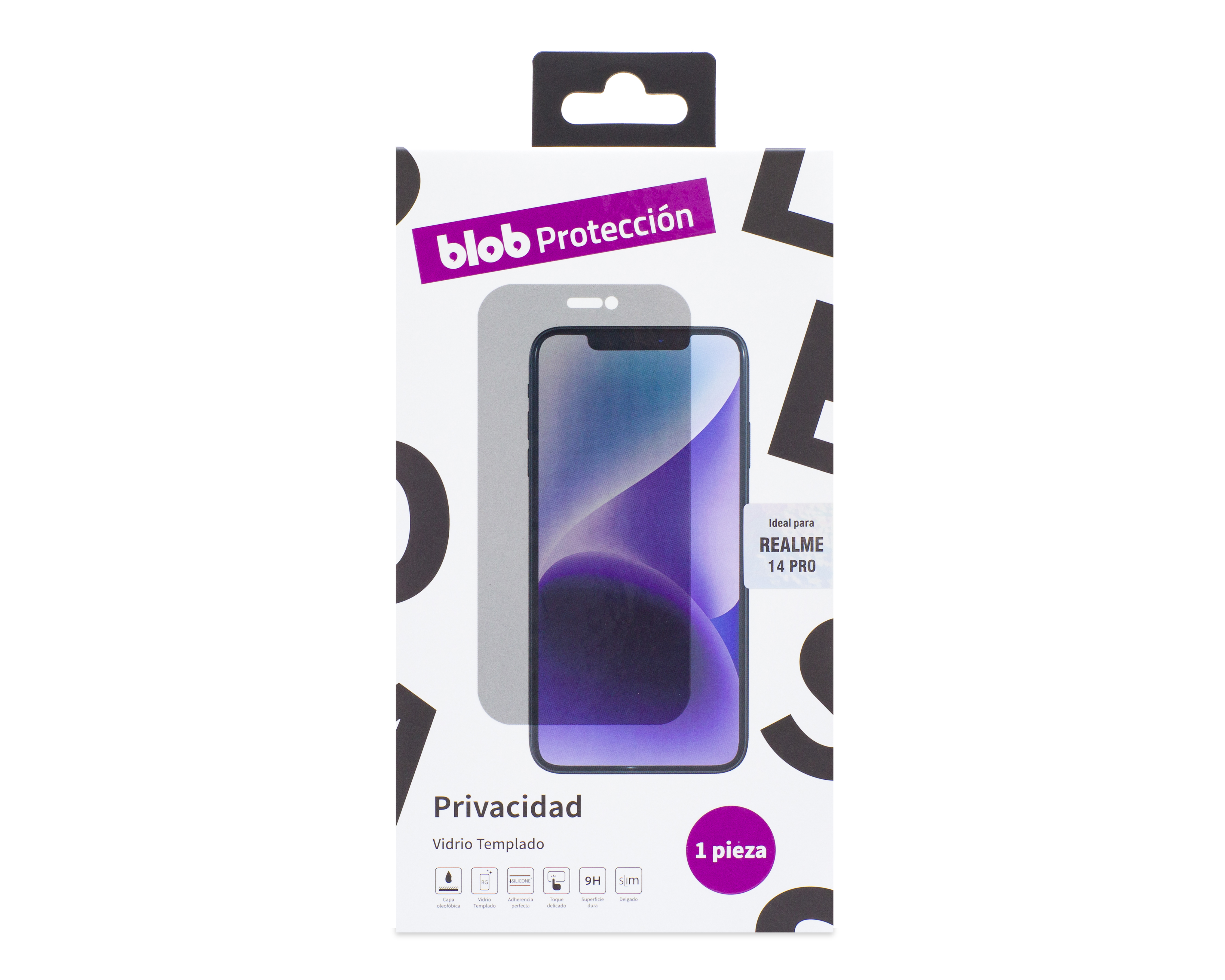 Protector de Pantalla de Vidrio Templado Blob para Realme 14 Pro