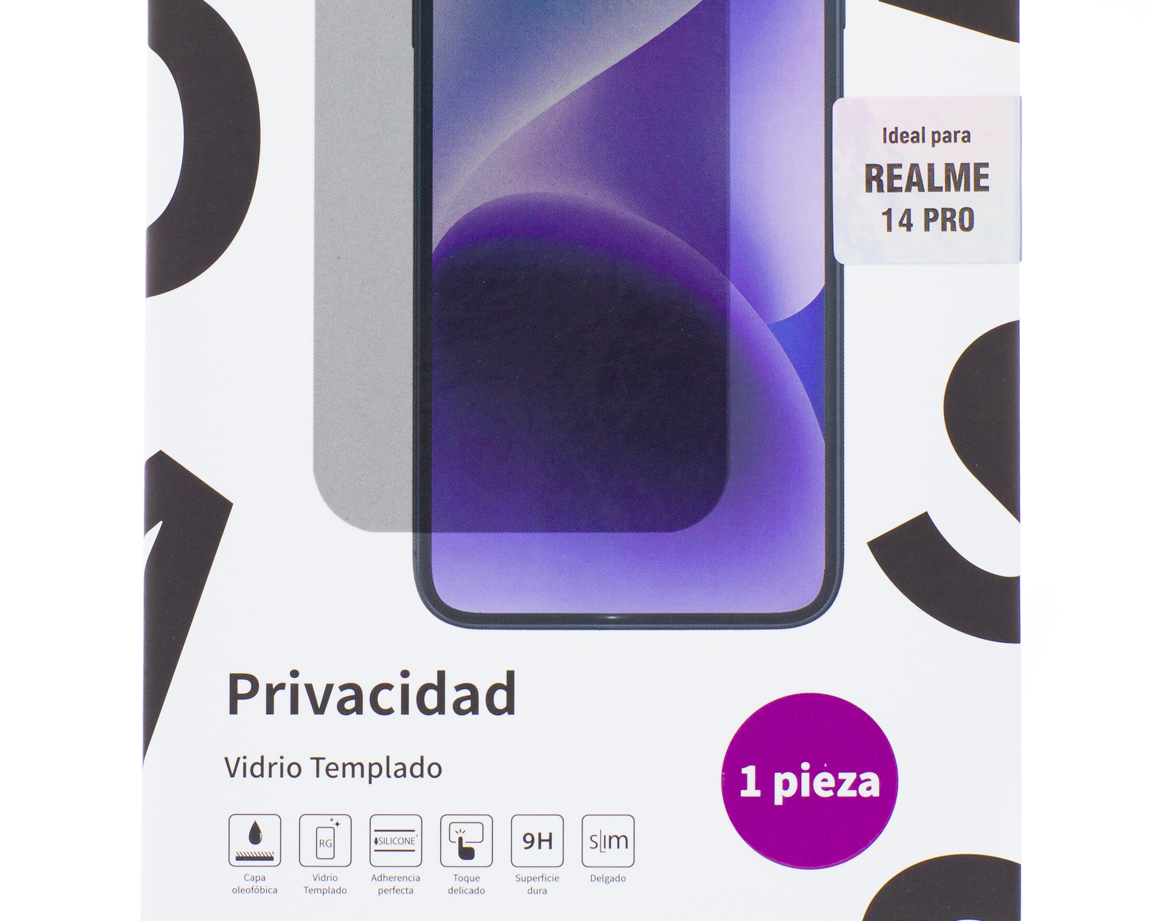 Foto 3 | Foto 3 | Protector de Pantalla de Vidrio Templado Blob para Realme 14 Pro