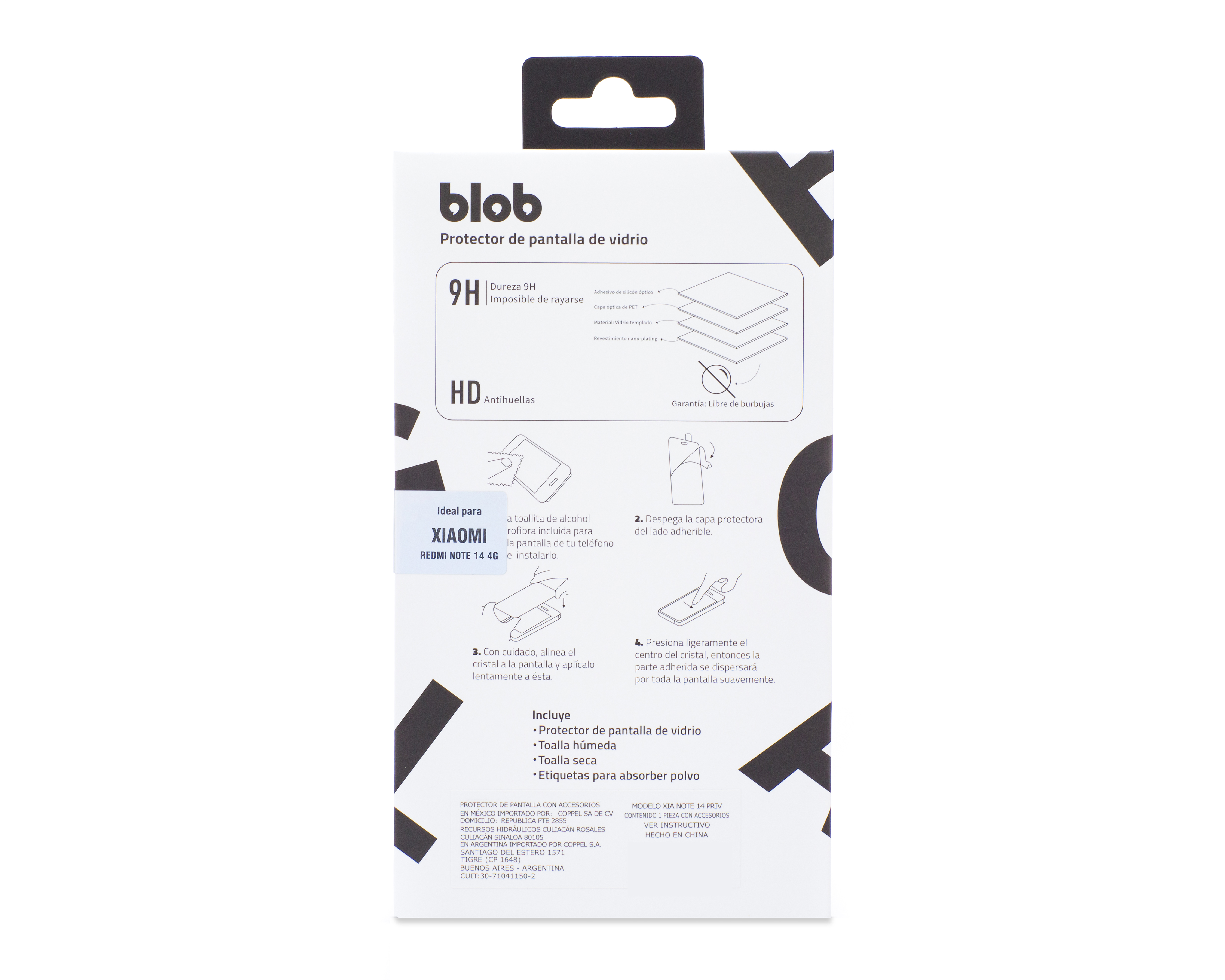 Foto 2 | Foto 2 | Protector de Pantalla Blob para Xiaomi Redmi Note 14