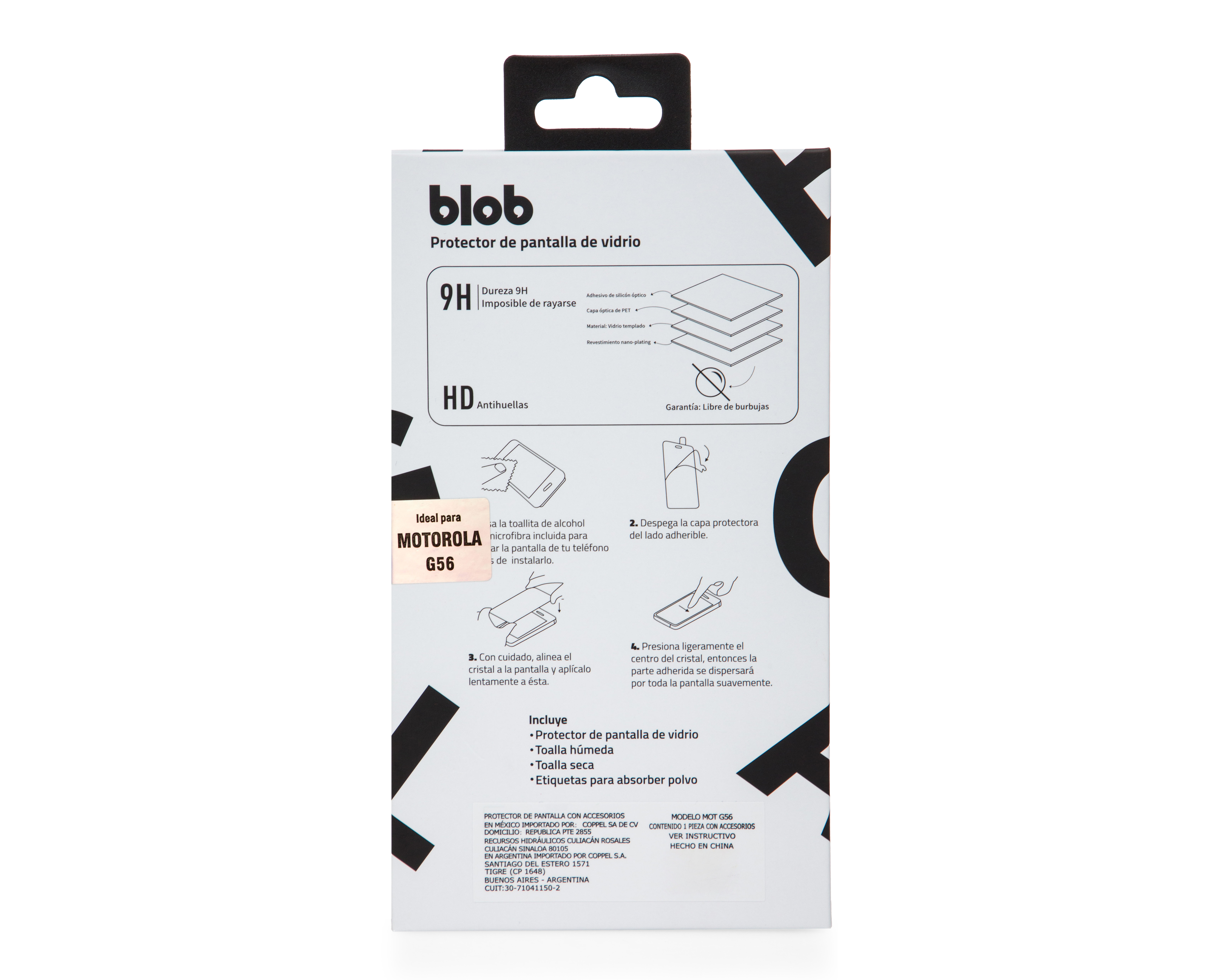 Foto 3 pulgar | Foto 2 | Protector de Pantalla Blob para Motorola Moto G56