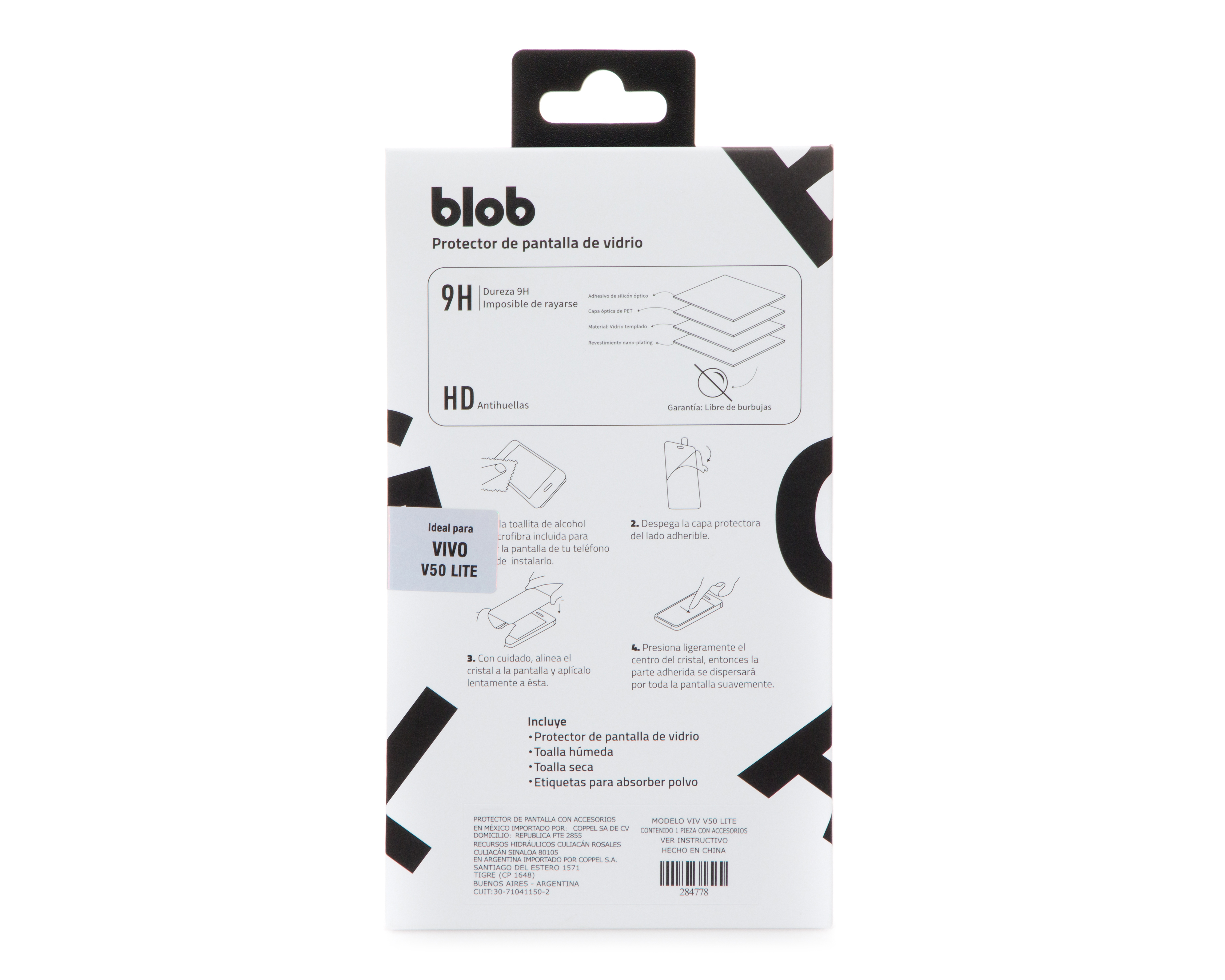 Foto 2 | Foto 2 | Protector de Pantalla Blob para vivo V50 Lite