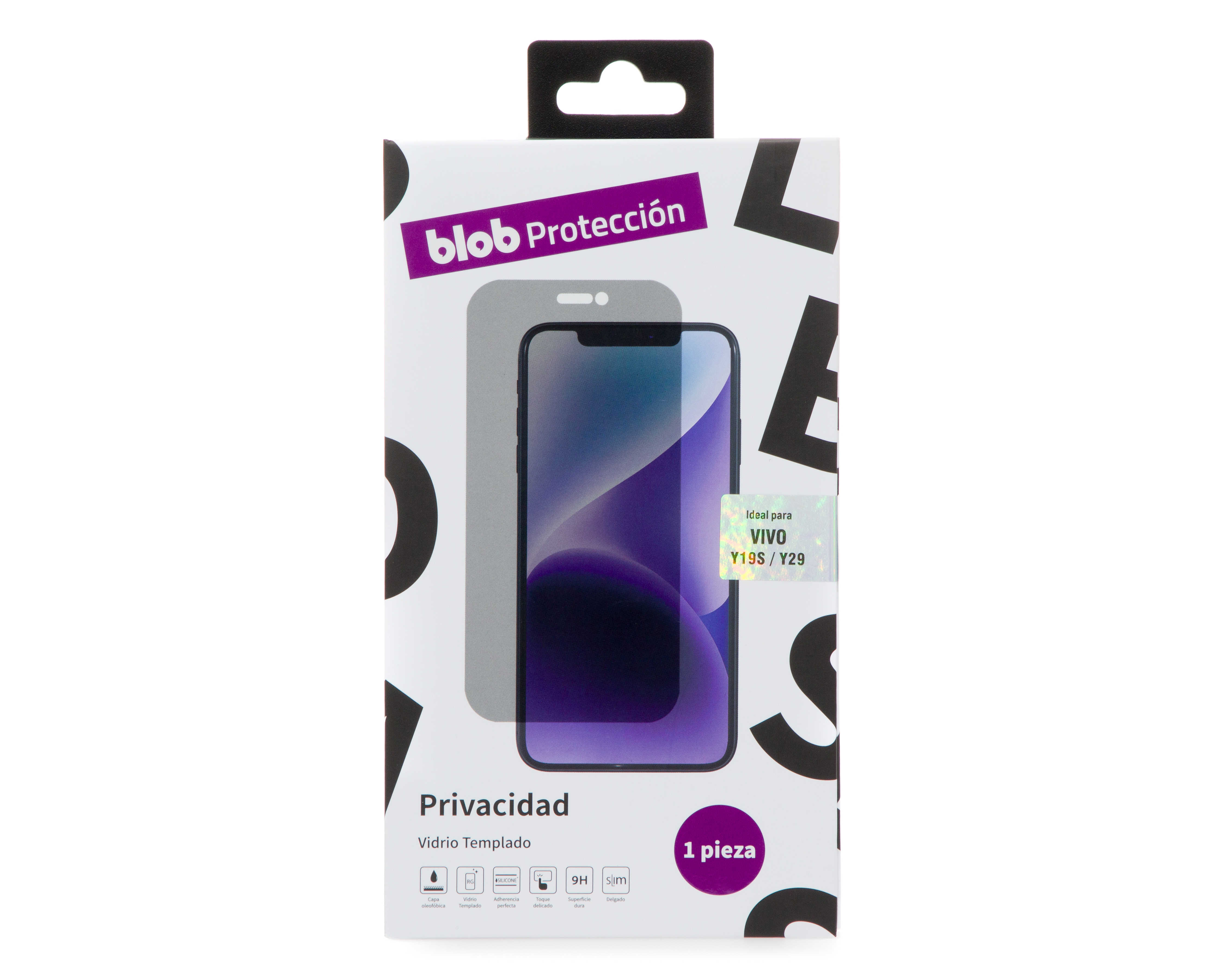 Foto 2 pulgar | Foto 1 | Protector de Pantalla de Privacidad Blob para Vivo Y19S y Y29