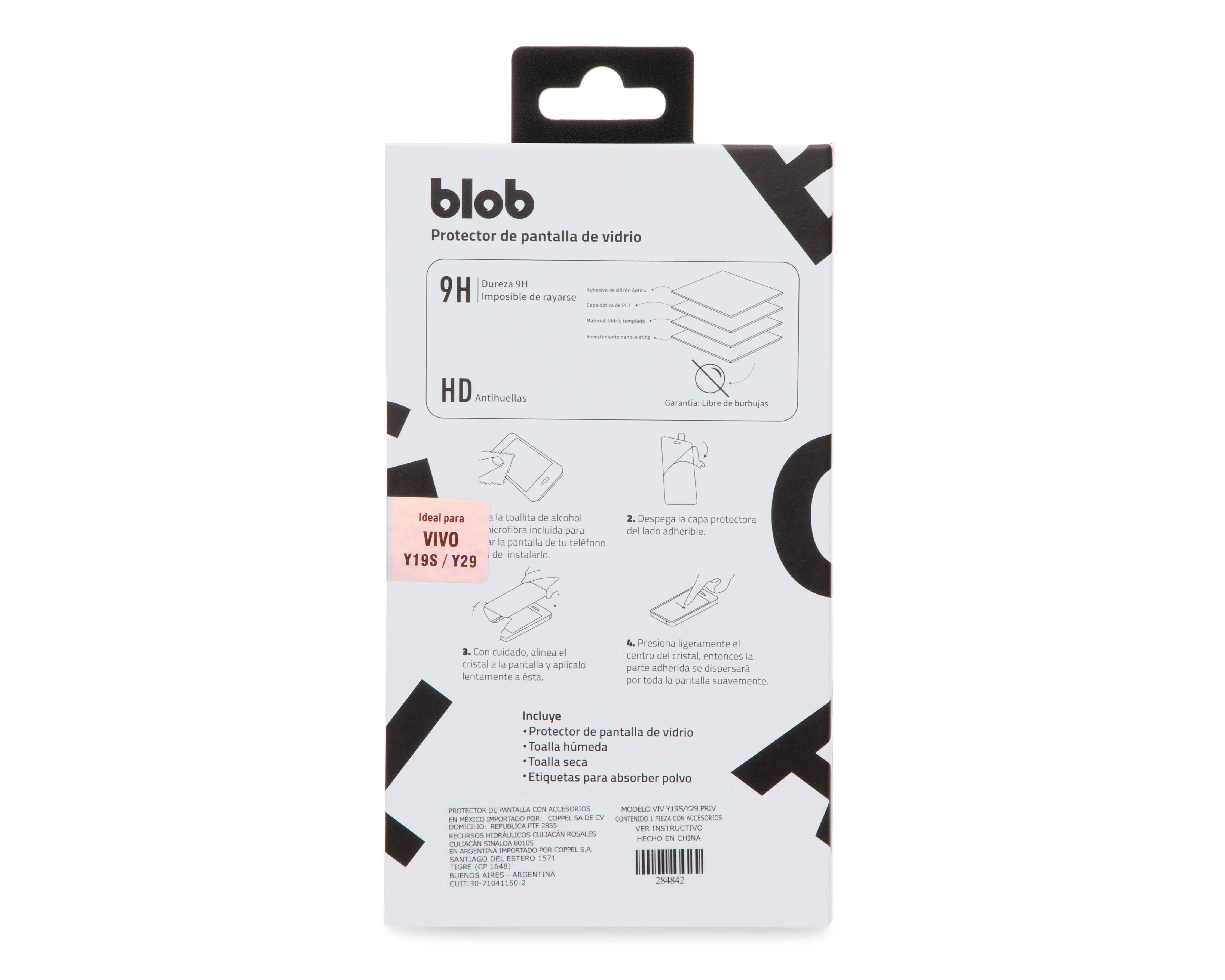 Foto 3 pulgar | Foto 2 | Protector de Pantalla de Privacidad Blob para Vivo Y19S y Y29