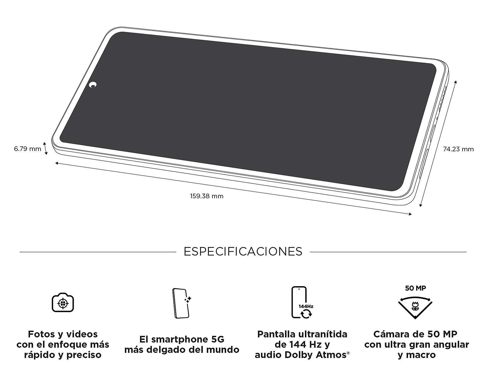 Foto 10 pulgar | Foto 9 | Telcel Motorola Edge 30 128 GB Azul