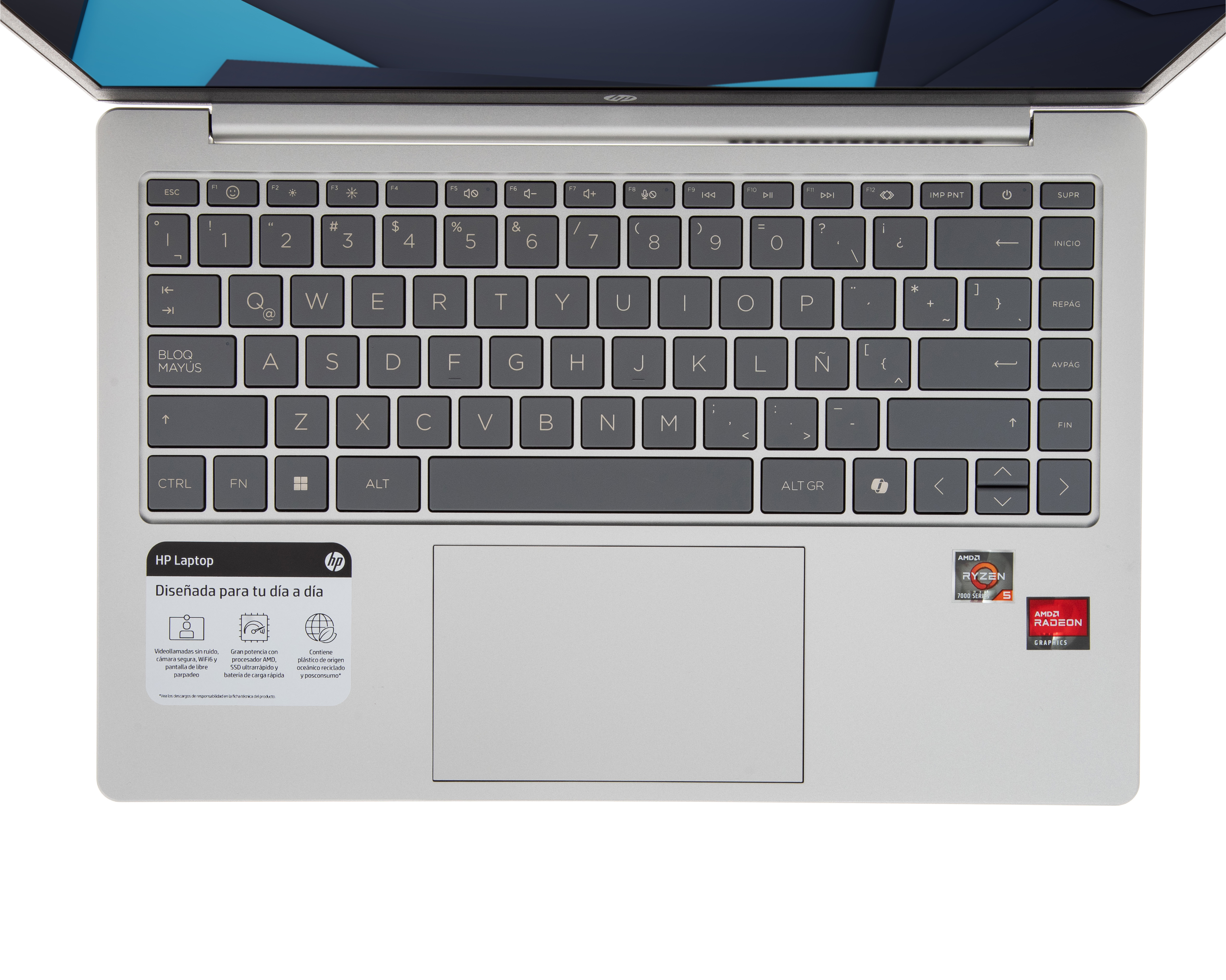 Foto 4 | Foto 4 | Laptop HP 14-EM0251LA 14 Pulgadas Windows 11 AMD Ryzen 5 8 GB RAM 512 GB SSD Plateado
