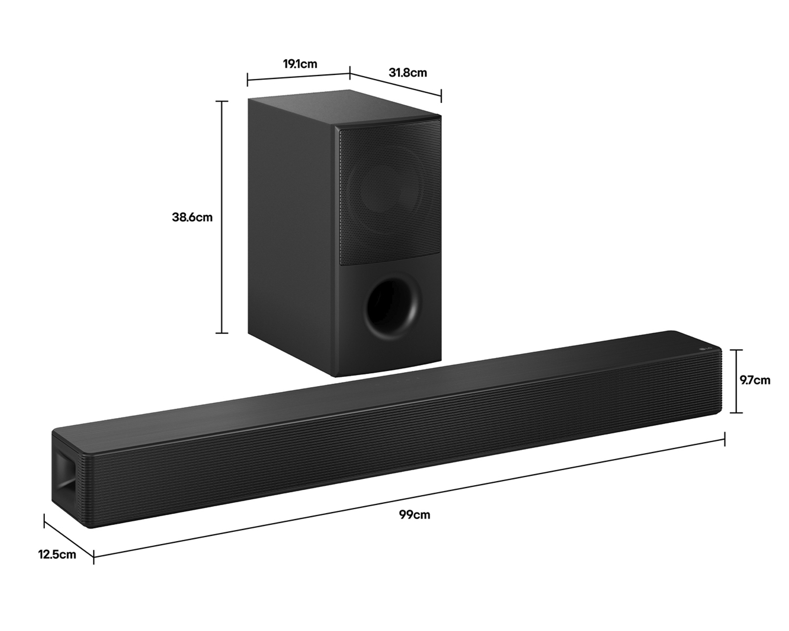 Foto 8 | Foto 8 | Barra de Sonido LG SH5A con Subwoofer