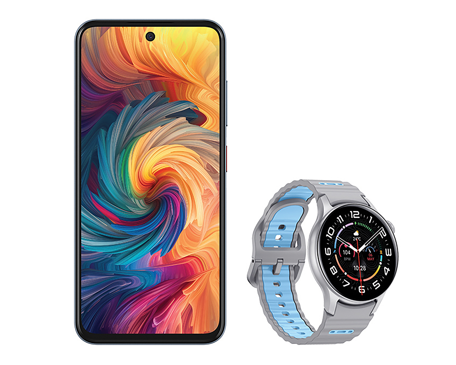 Foto 3 pulgar | Foto 2 | Telcel ZTE Axon 70 256 GB Gris + Reloj