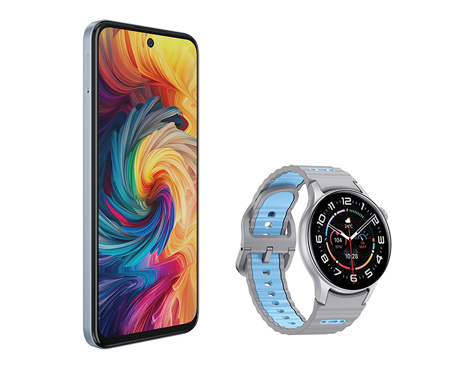 Foto 4 pulgar | Foto 3 | Telcel ZTE Axon 70 256 GB Gris + Reloj