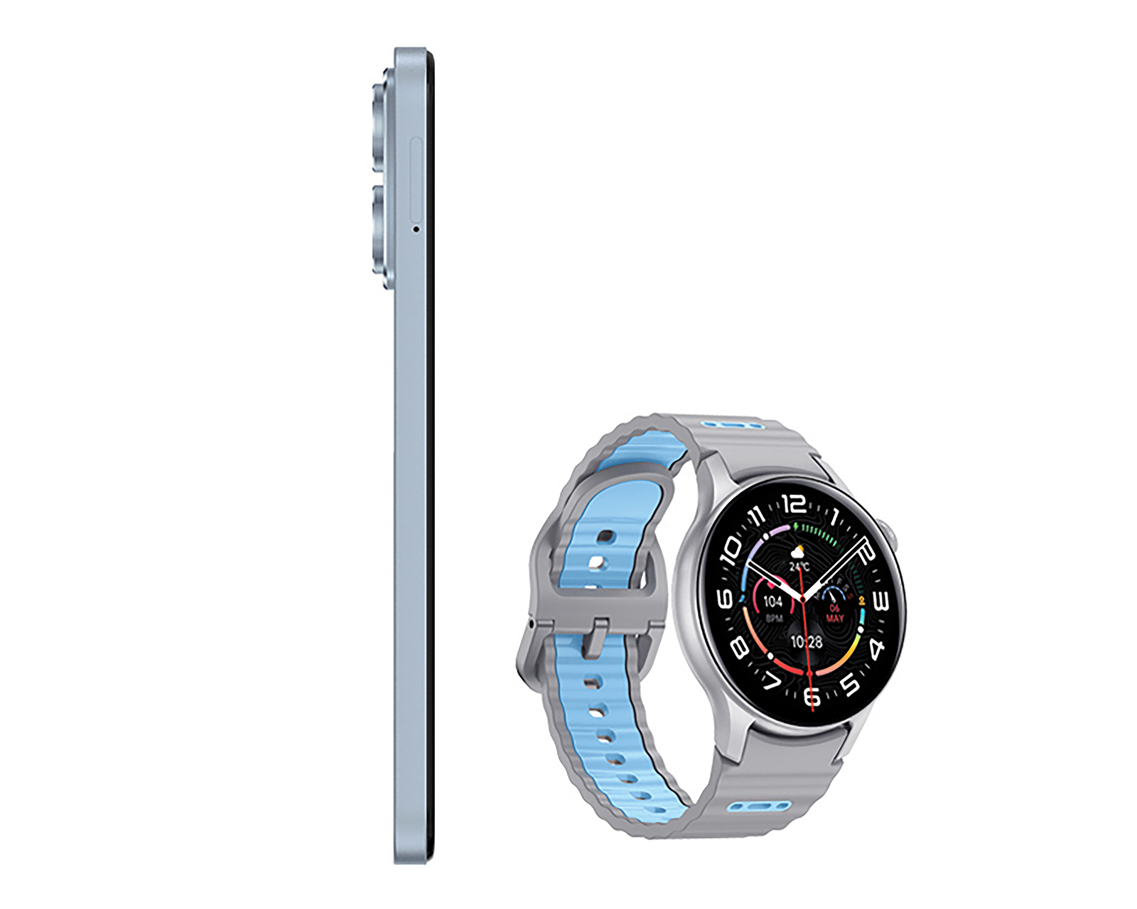 Foto 5 pulgar | Foto 4 | Telcel ZTE Axon 70 256 GB Gris + Reloj