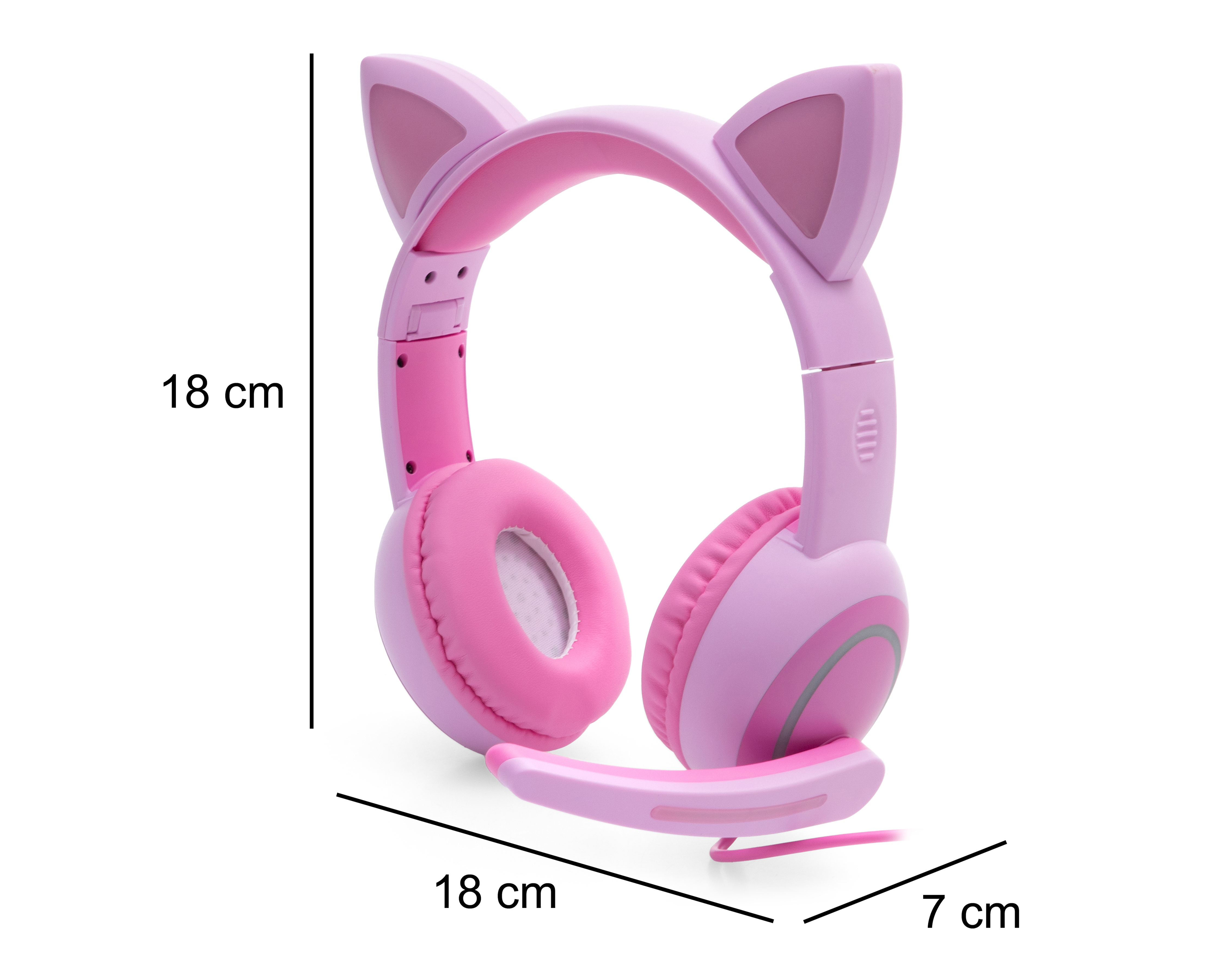 Foto 8 | Foto 8 | Audífonos de Diadema Alámbricos Dreamtech DA-CAT10 con Micrófono
