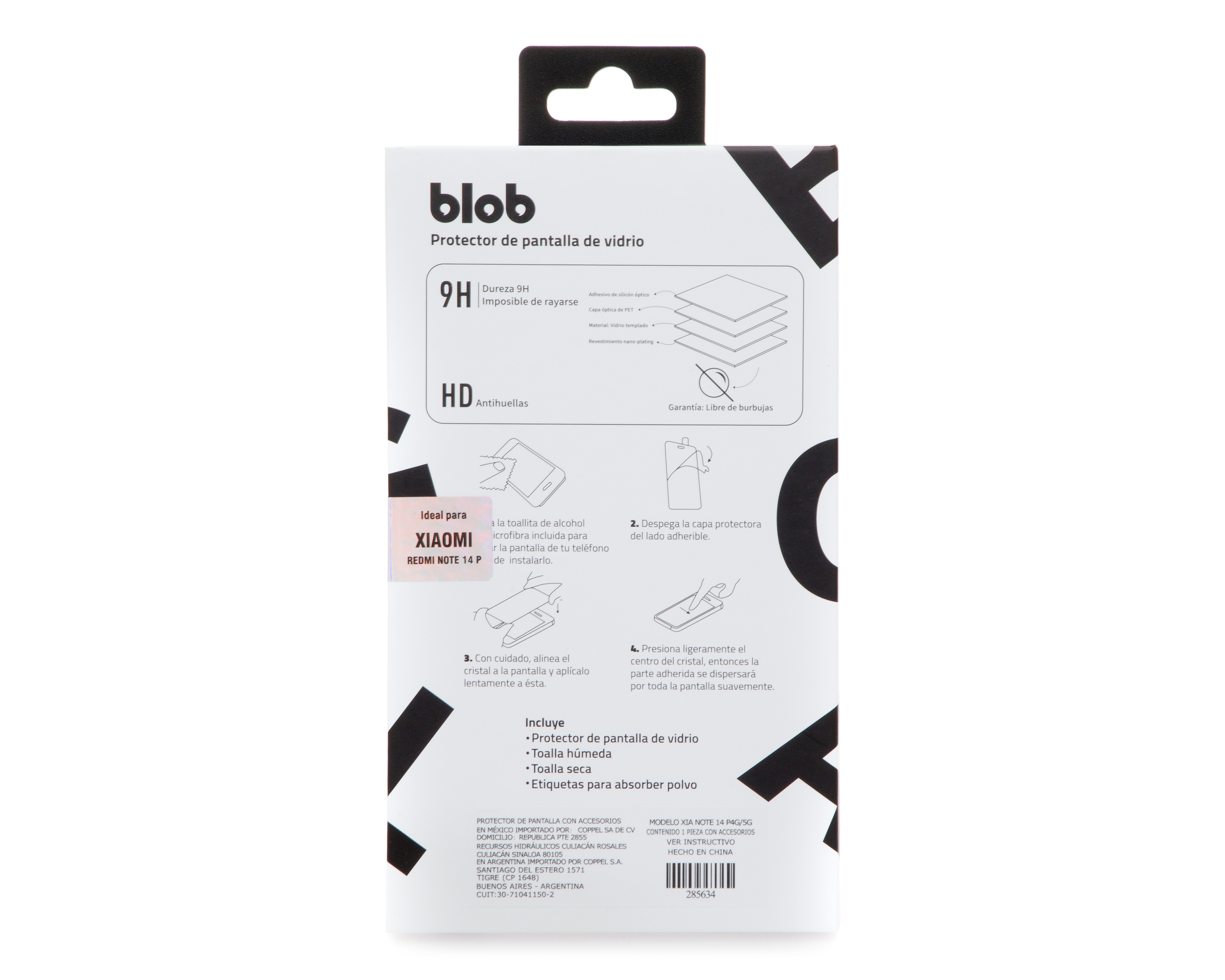 Foto 2 | Foto 2 | Protector de Pantalla Blob para Xiaomi Redmi Note 14 Pro