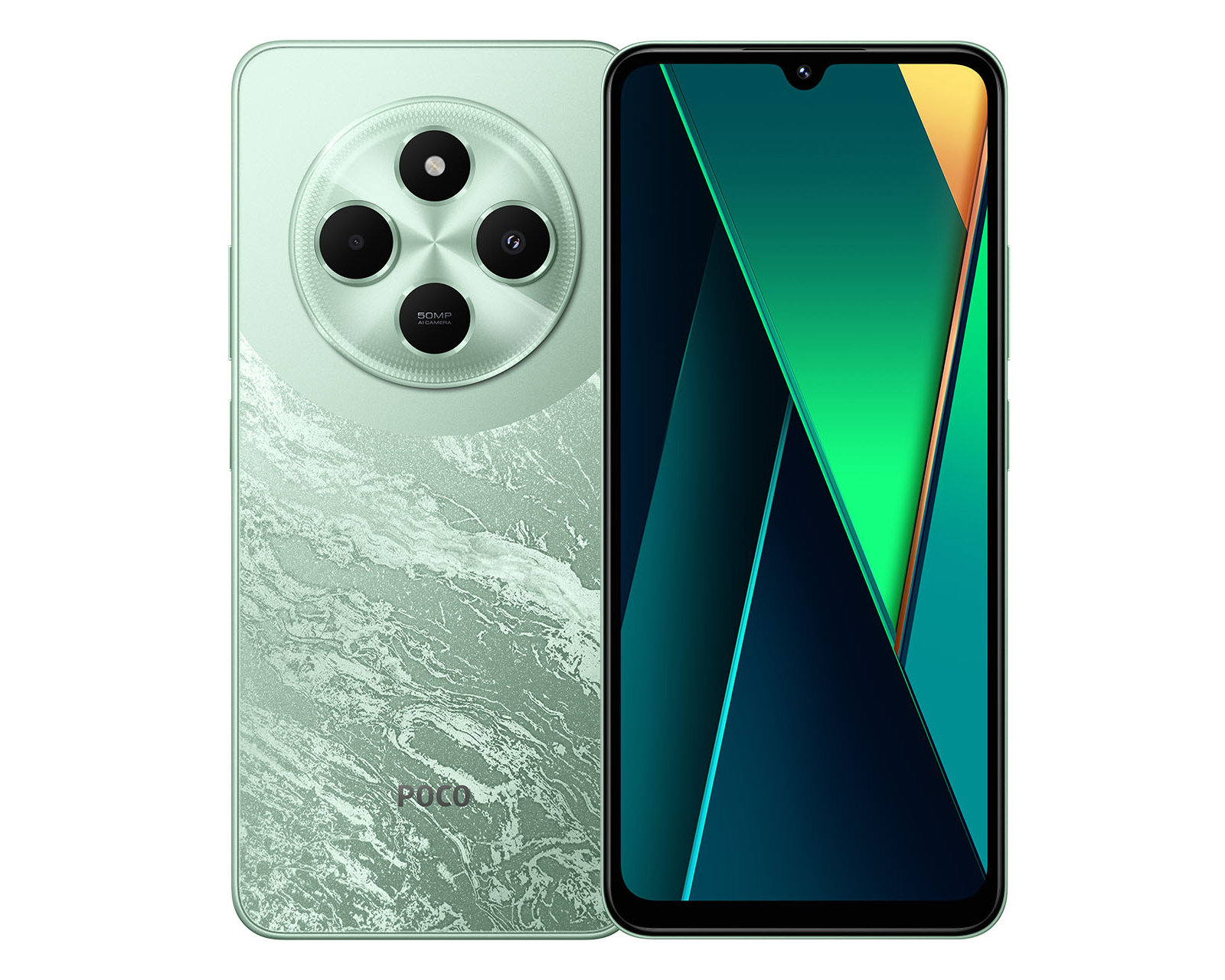 Foto 2 pulgar | Foto 1 | Celular Xiaomi Poco C75 Liberado 128 GB Verde