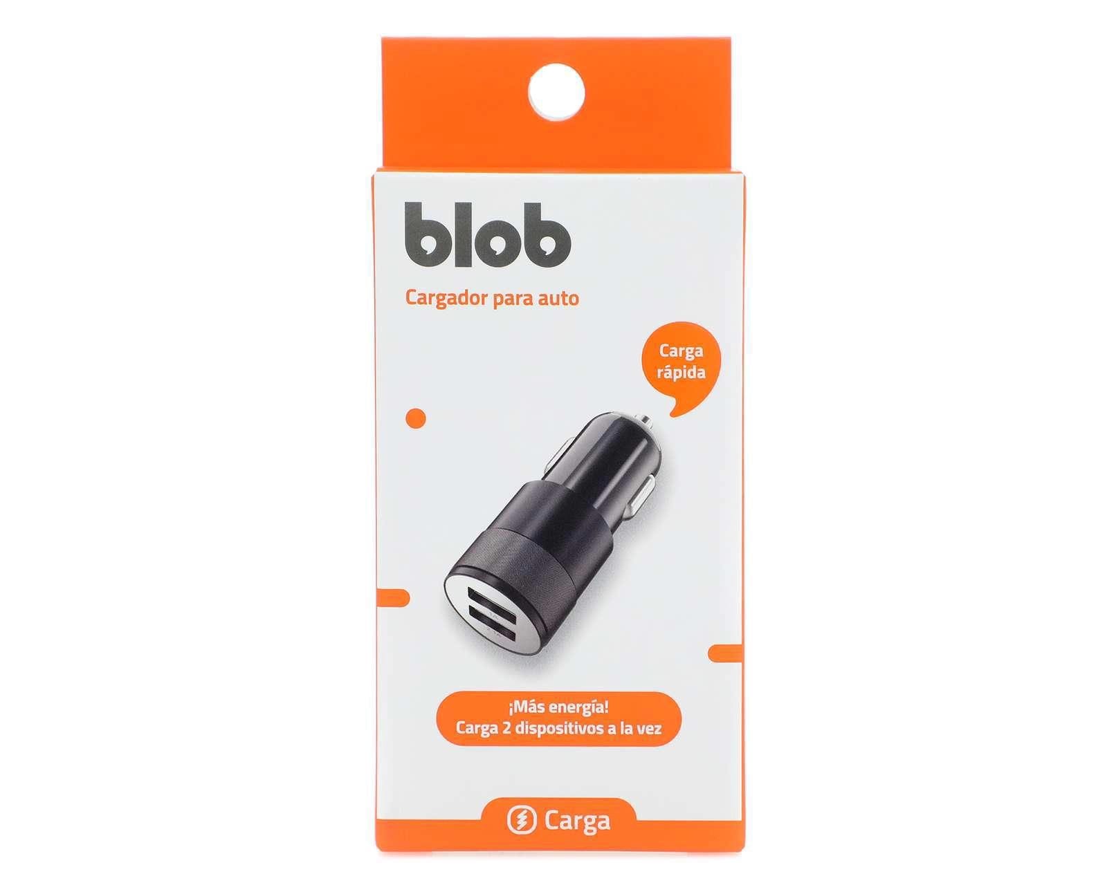 Foto 4 pulgar | Foto 3 | Cargador para Auto Blob Salidas USB 10W
