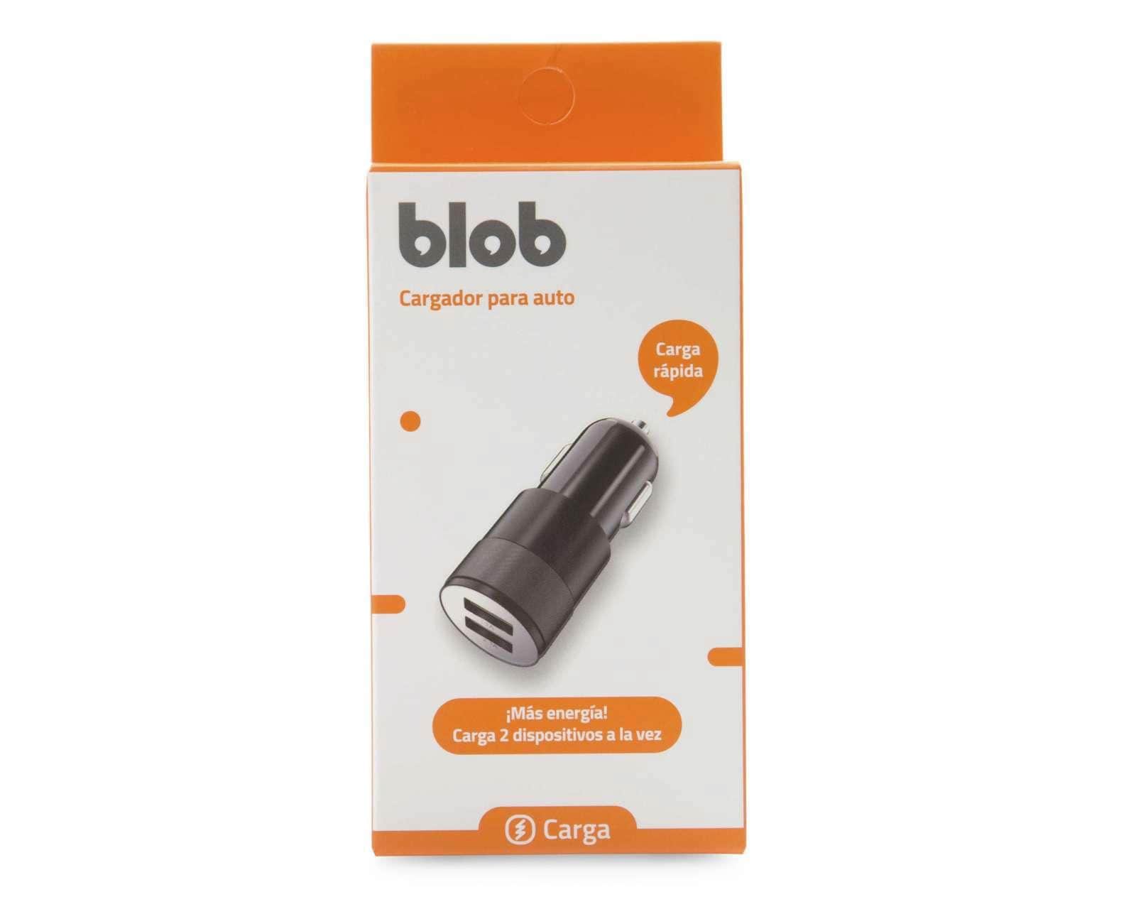 Foto 6 pulgar | Foto 5 | Cargador para Auto Blob Salidas USB 10W