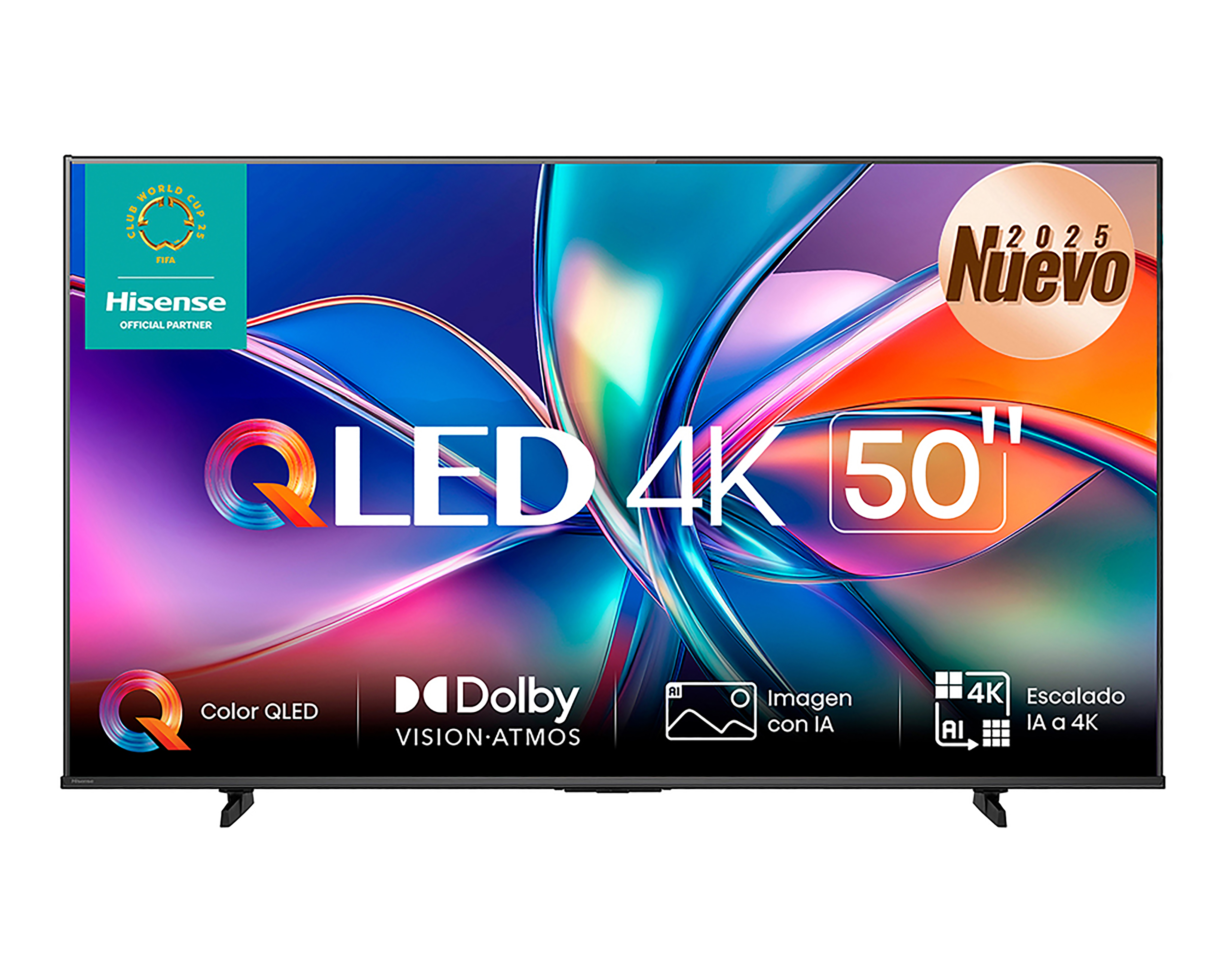 Pantalla Smart TV Hisense QLED 50 Pulgadas Ultra HD 4K 50QD6QV