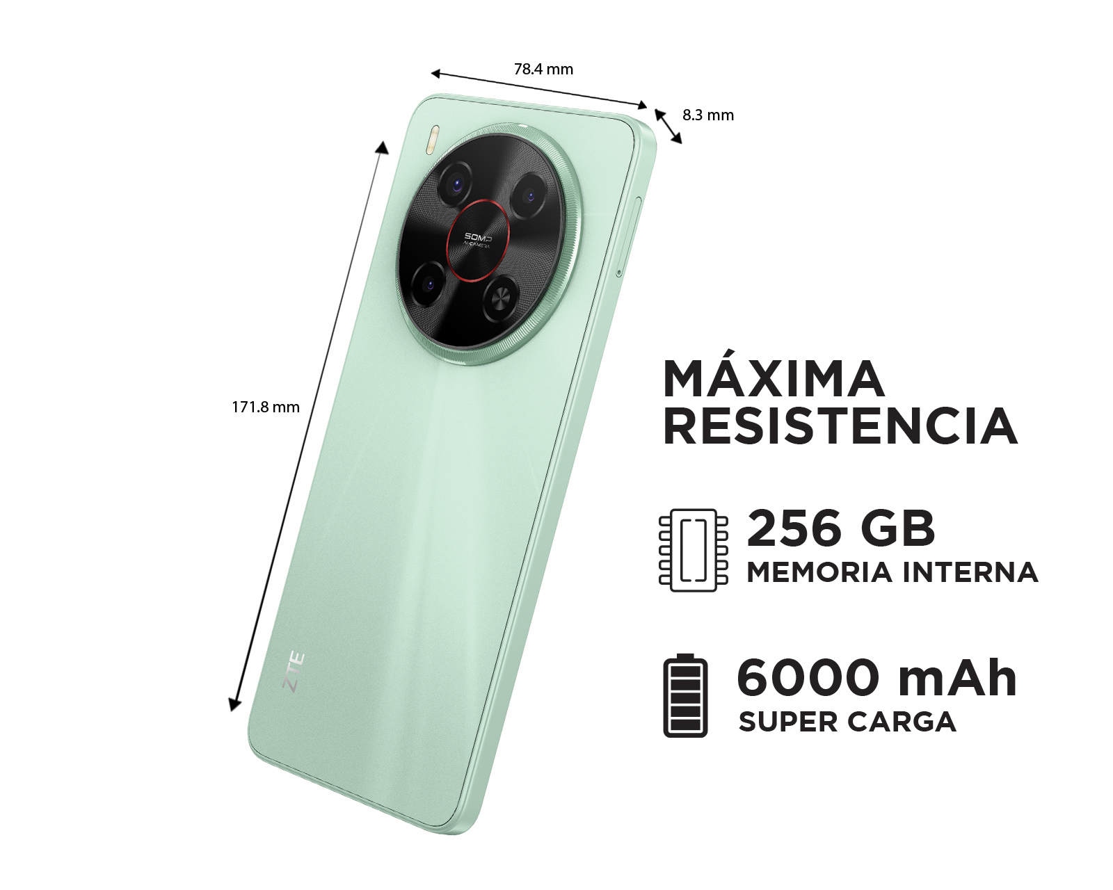 Foto 10 pulgar | Foto 9 | Telcel ZTE Blade V70 Max 256 GB Verde