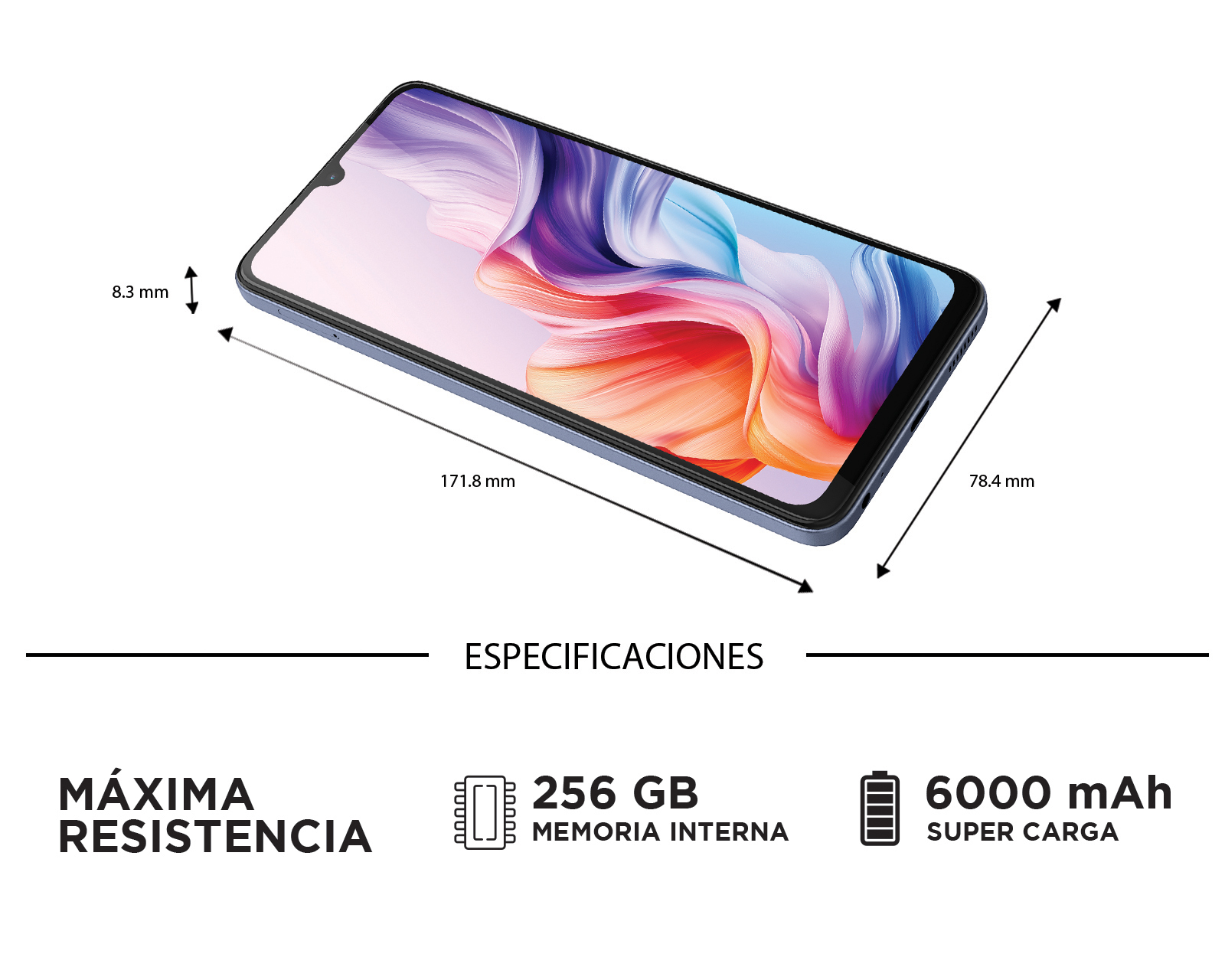 Foto 9 pulgar | Foto 8 | Telcel ZTE Blade V70 Max 256 GB Gris