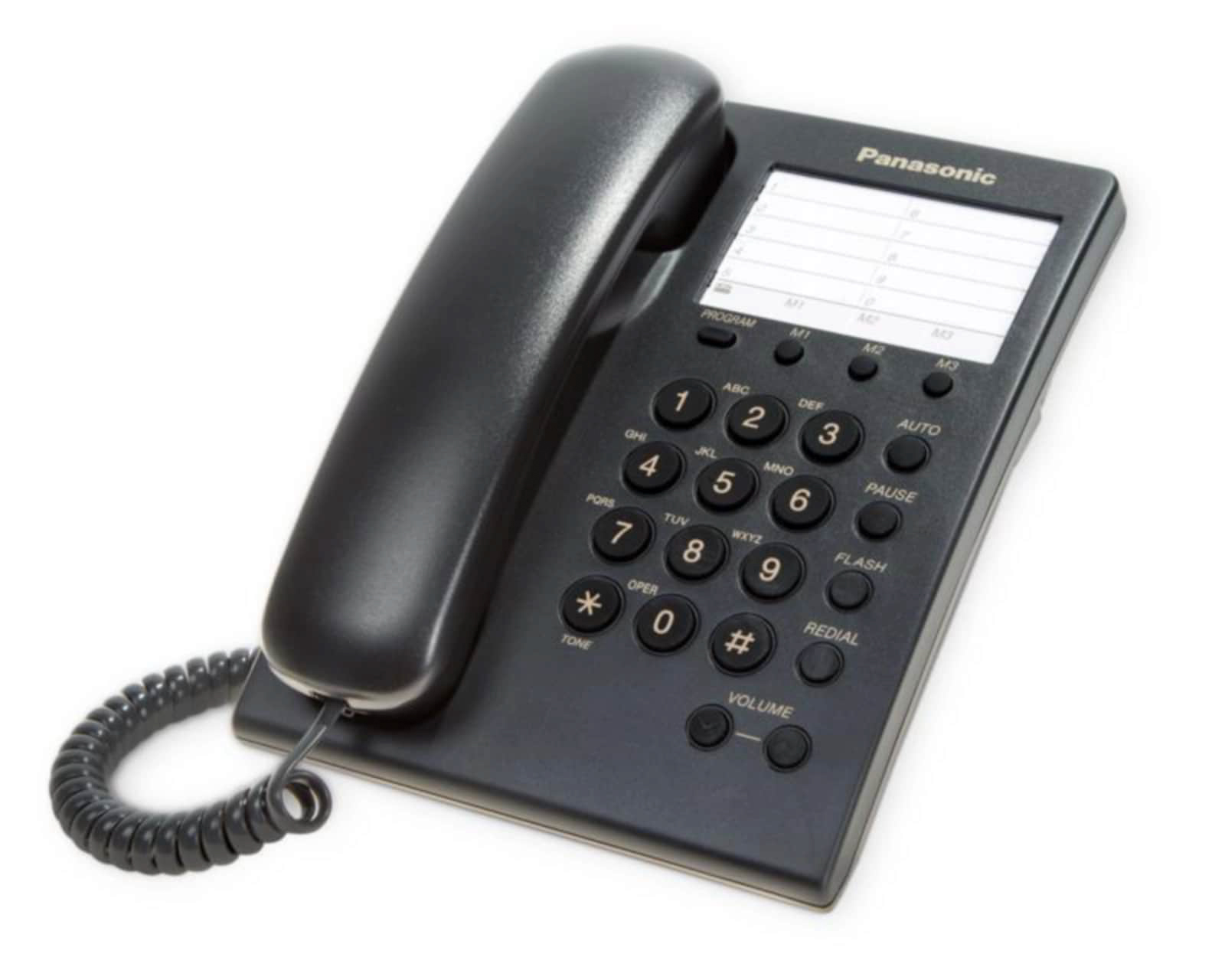Teléfono Alámbrico Panasonic KX-TS550MEB Negro
