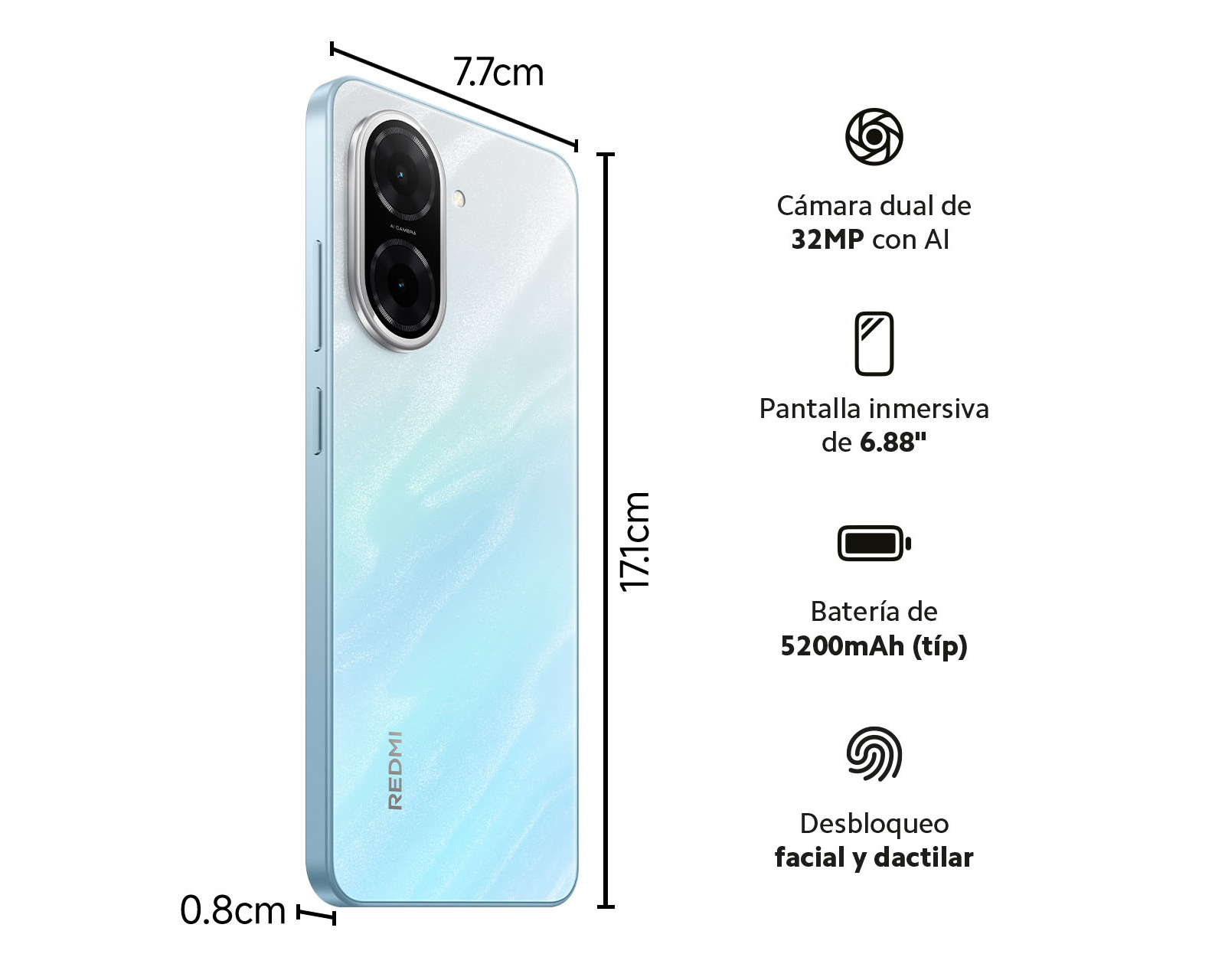 Foto 11 pulgar | Foto 10 | Telcel Xiaomi Redmi A5 64 GB Azul