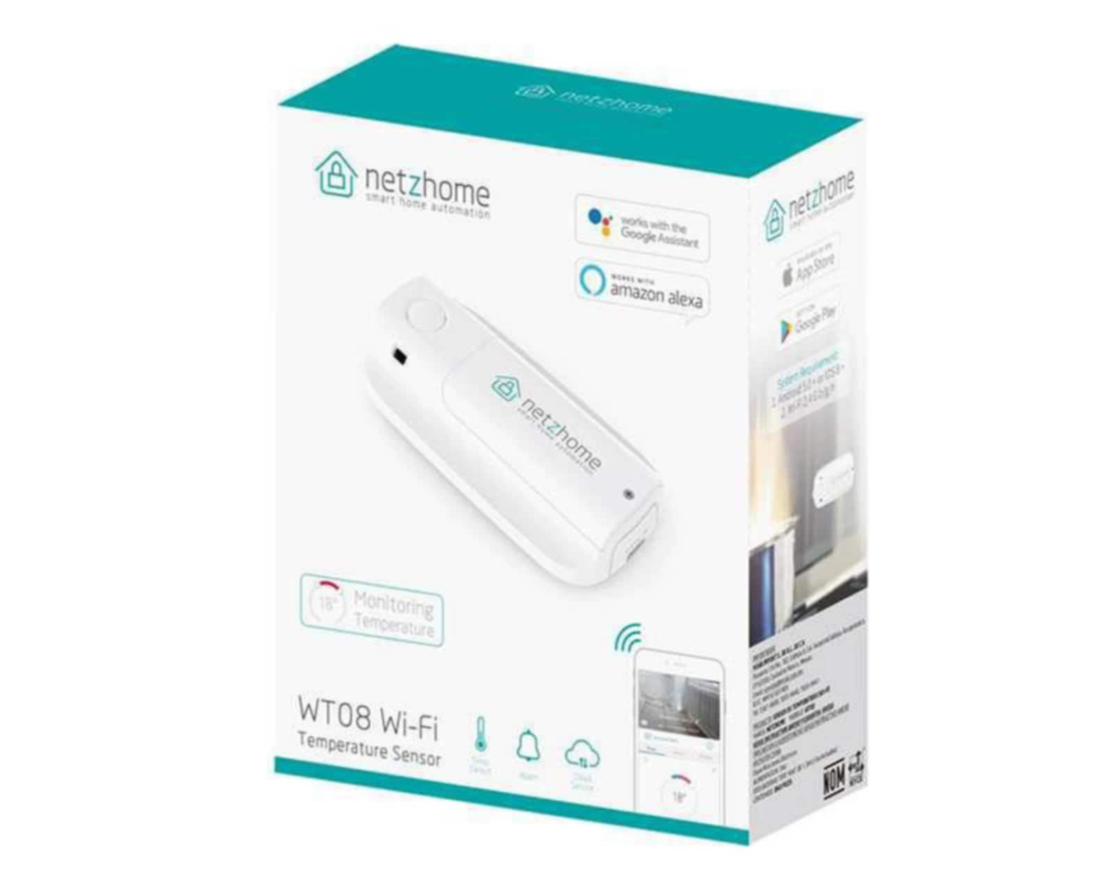Foto 5 pulgar | Foto 4 | Sensor de Temperatura Wi-Fi Netzhome WT08