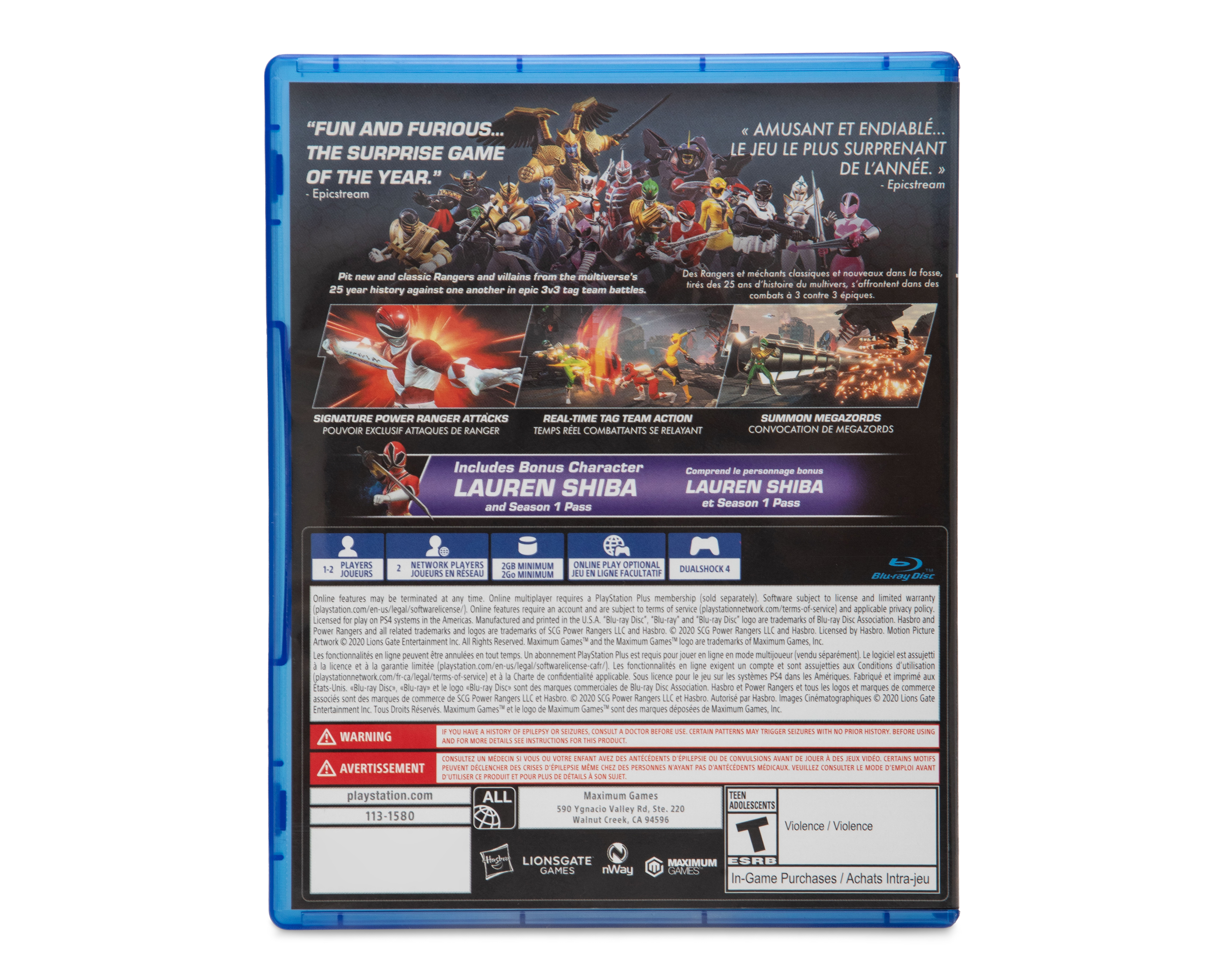 Foto 3 pulgar | Foto 2 | Power Rangers: Battle for the Grid para PlayStation 4