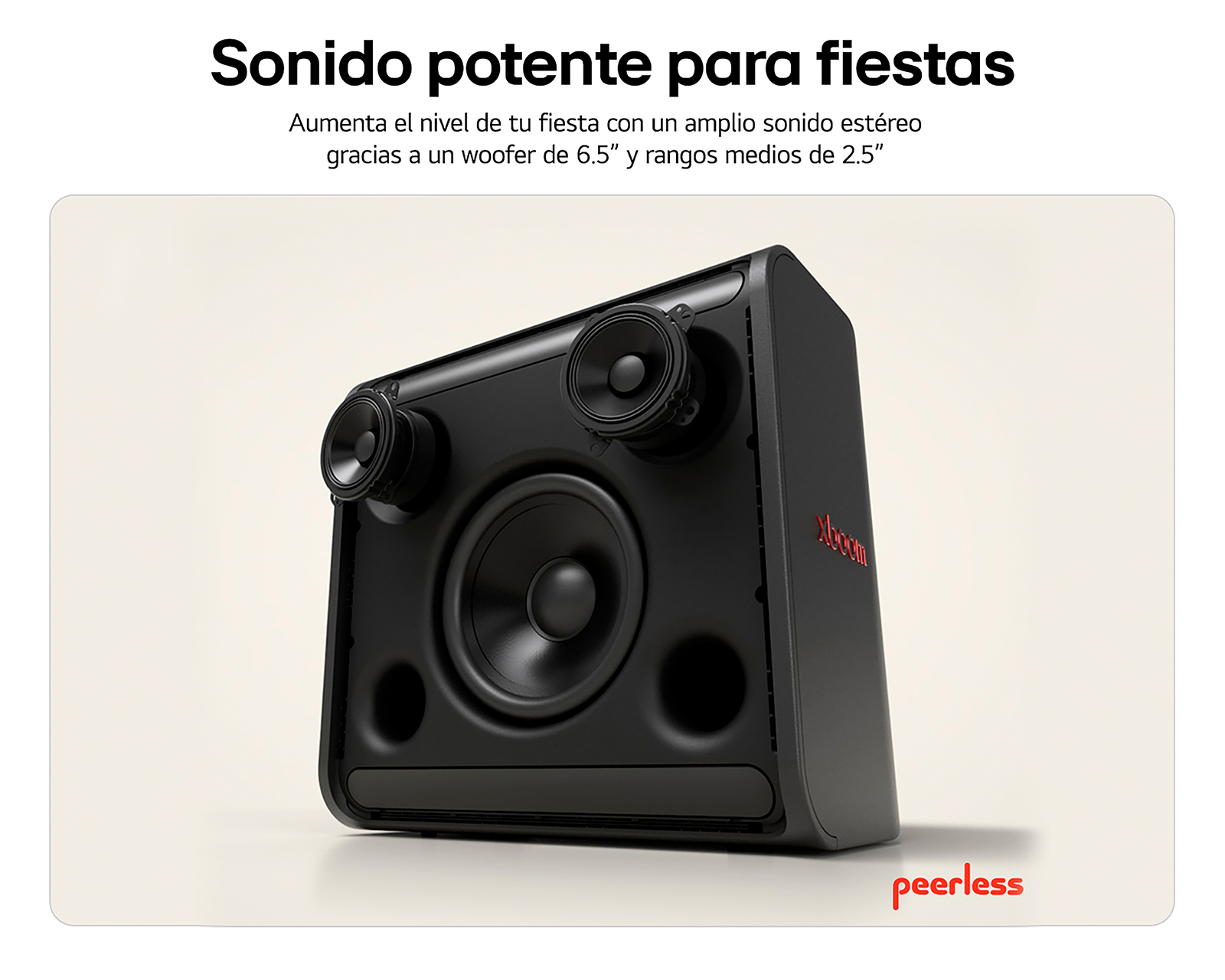 Foto 6 pulgar | Foto 5 | Bocina LG xboom Stage AI 301 by will.i.am 120 W Resistente a Salpicaduras