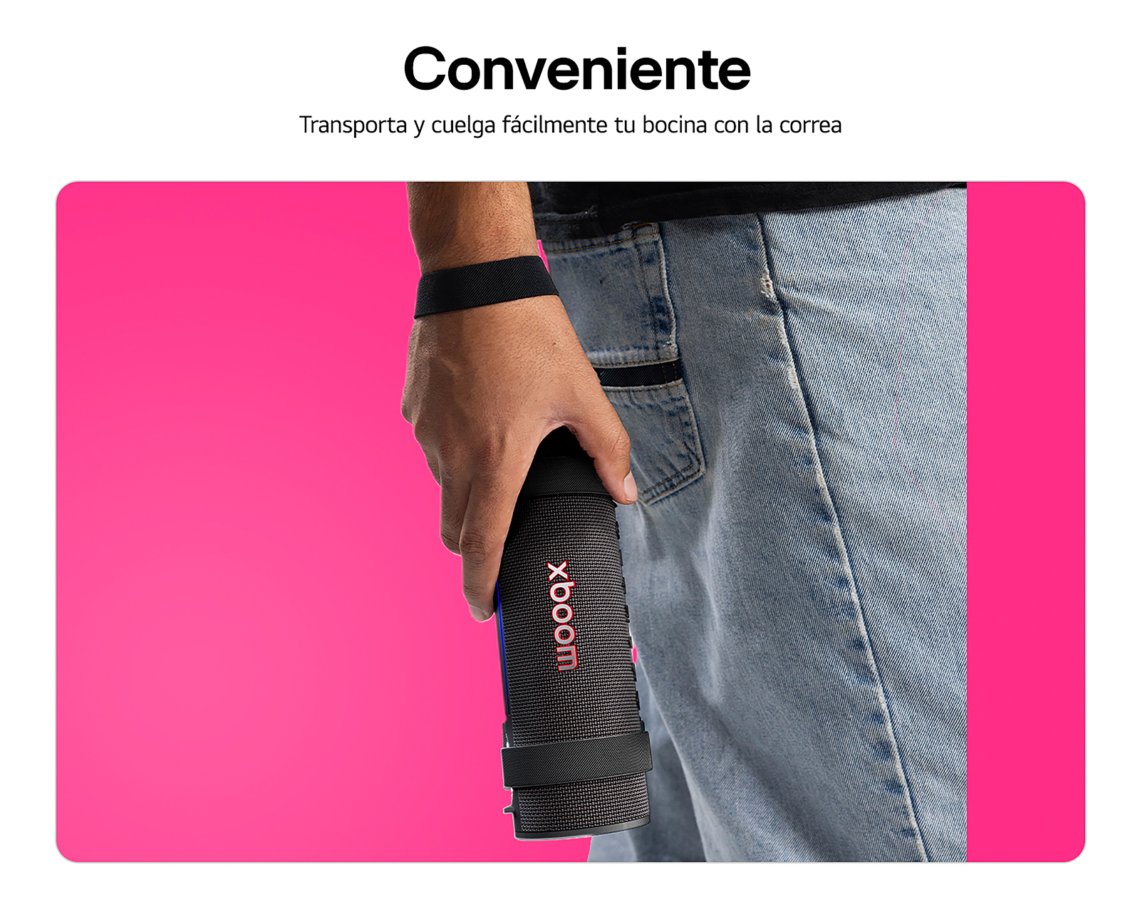 Foto 10 | Foto 9 | Bocina Bluetooth LG xboom Grab Al by will.i.am 30 W Resistente al Agua