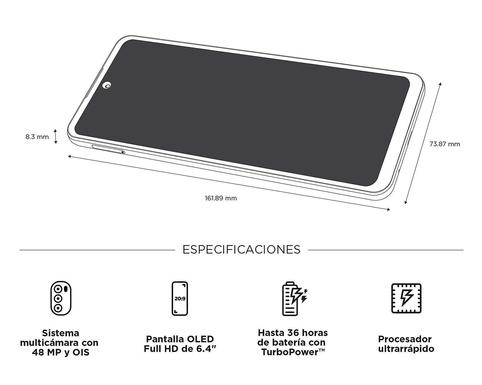 Foto 8 | Foto 8 | AT&T/Unefon Motorola Moto G41 128 GB Negro