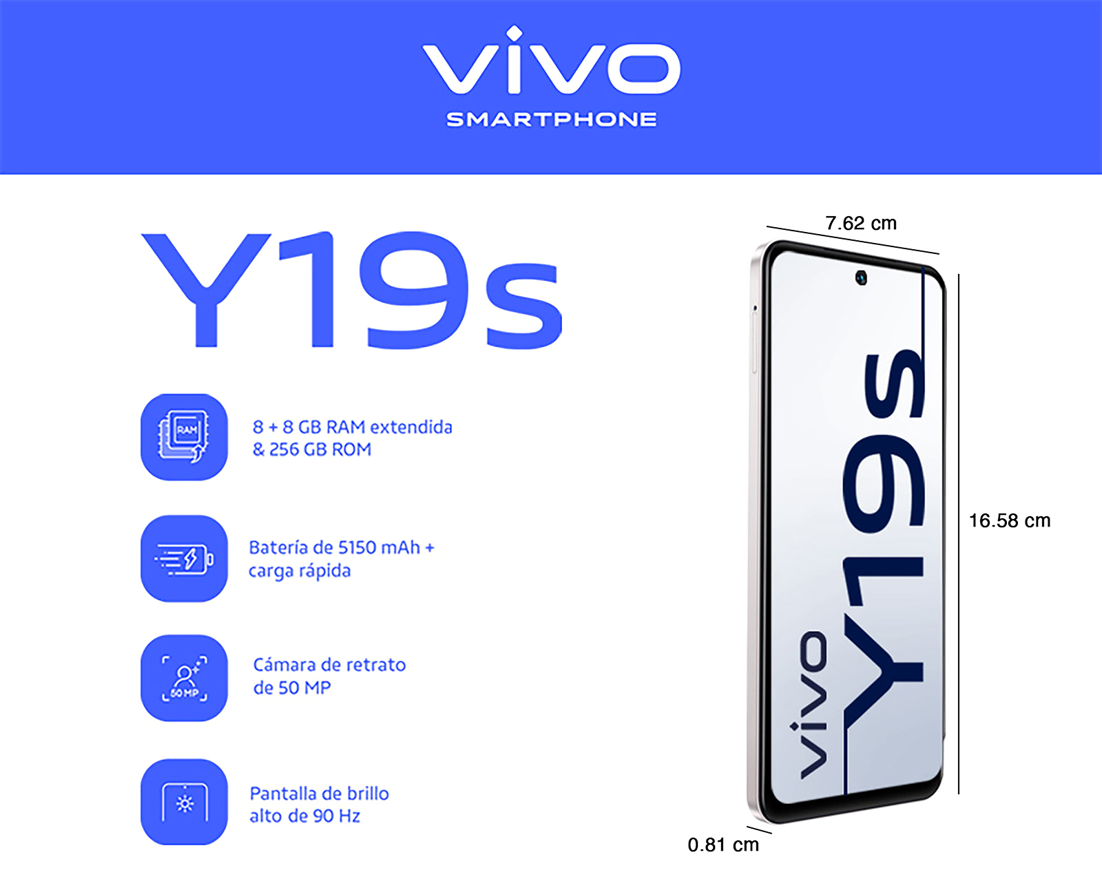 Foto 9 pulgar | Foto 8 | Telcel Vivo Y19S 256 GB Plata Perla