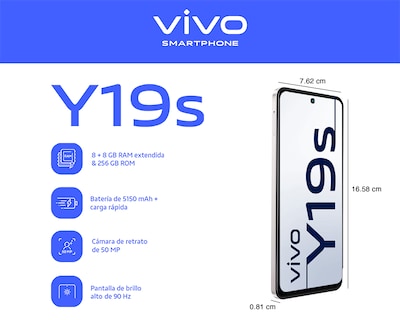 Foto 8 | Foto 8 | Telcel Vivo Y19S 256 GB Plata Perla