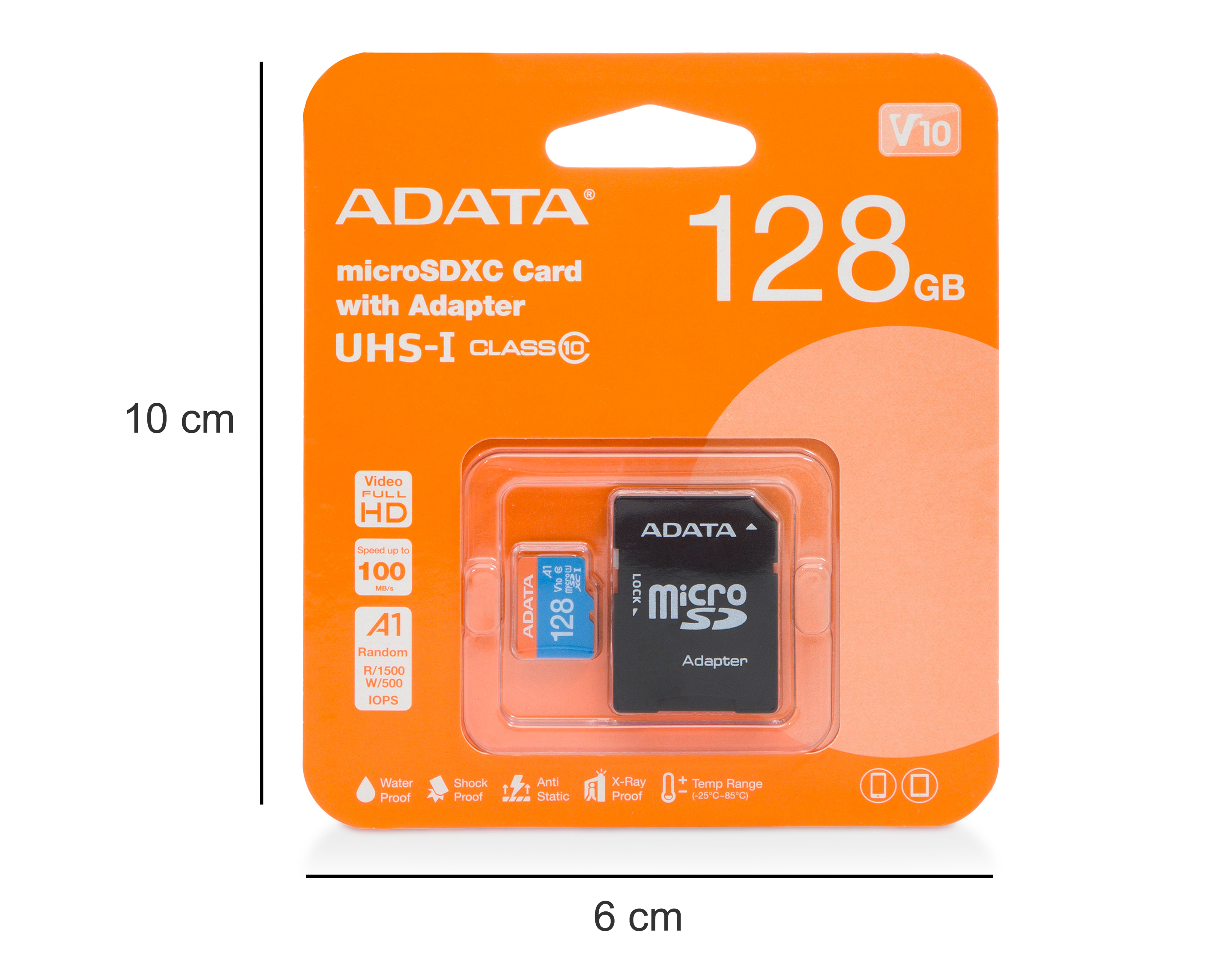 Foto 6 pulgar | Foto 5 | Memoria MicroSD con Adaptador Adata 128 GB Clase 10