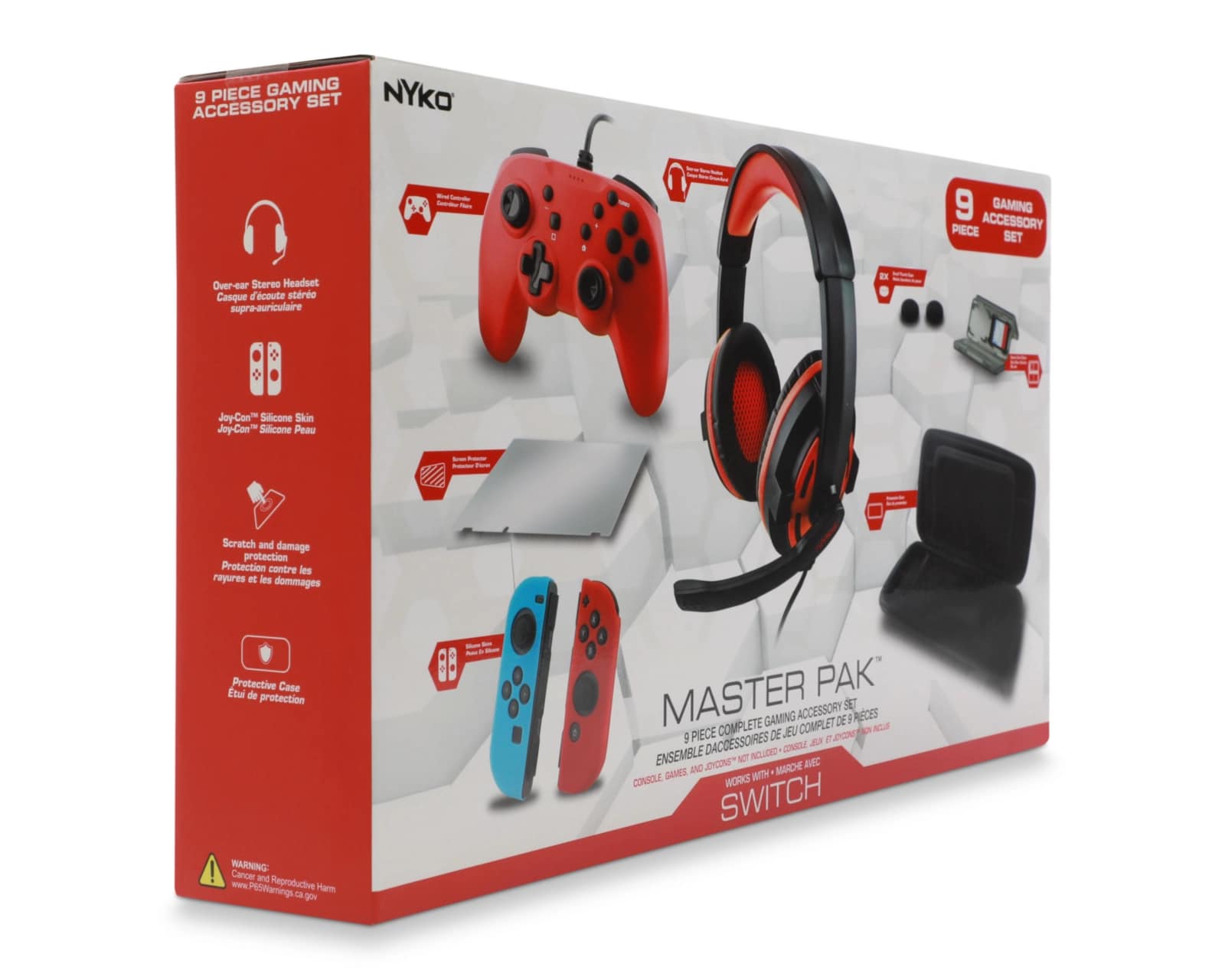Foto 8 | Foto 8 | Accesorios para Nintendo Switch Master Pak Nyko 9 Piezas